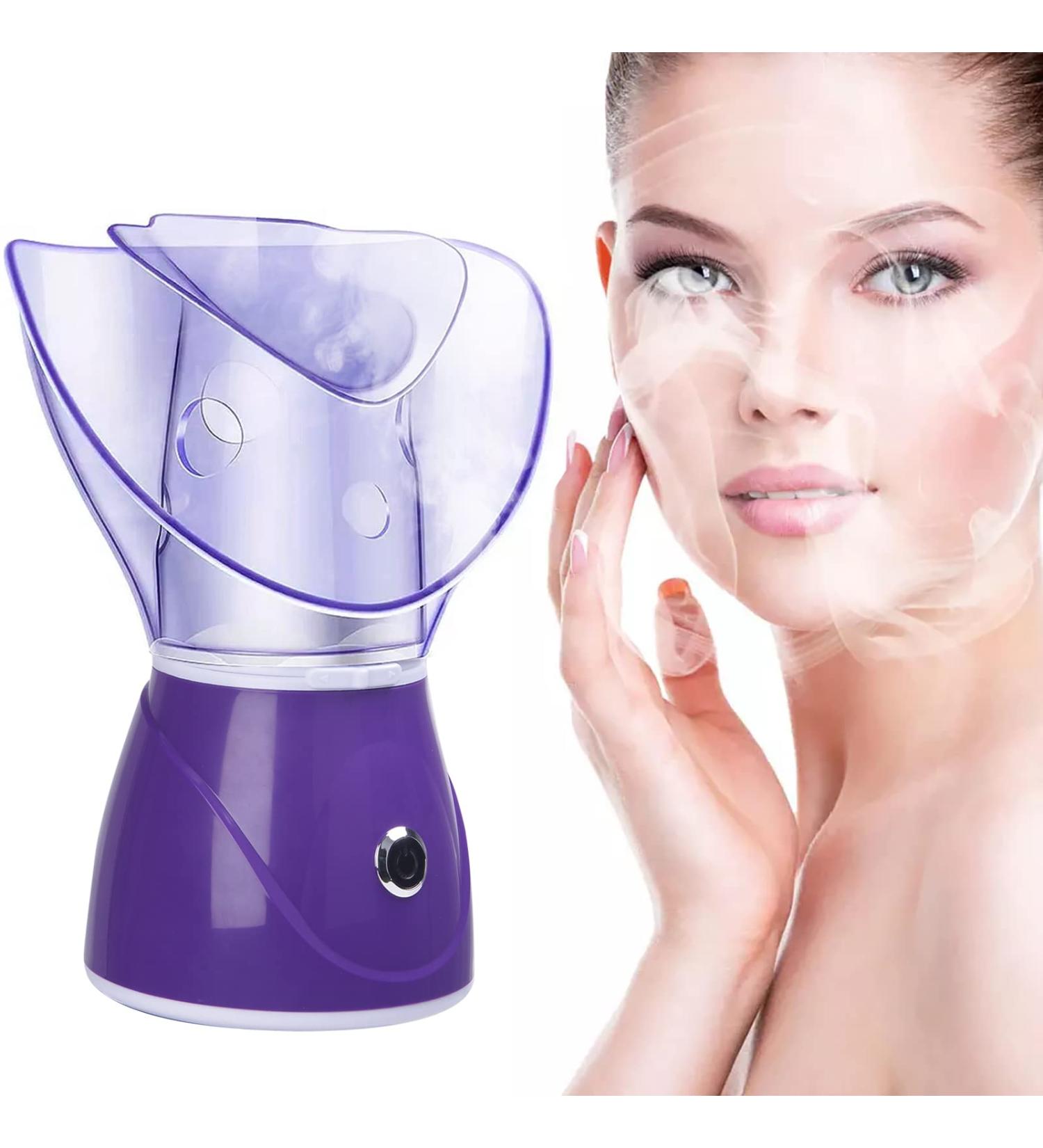 Hoapin Facial Steamer Vaporizer Facial Spa Sauna Vapozone Facial Vaporizer for Cosmetic Face Care Opens Pores and Moisturizes Beneficial Steam - Buy Online on GoSupps.com