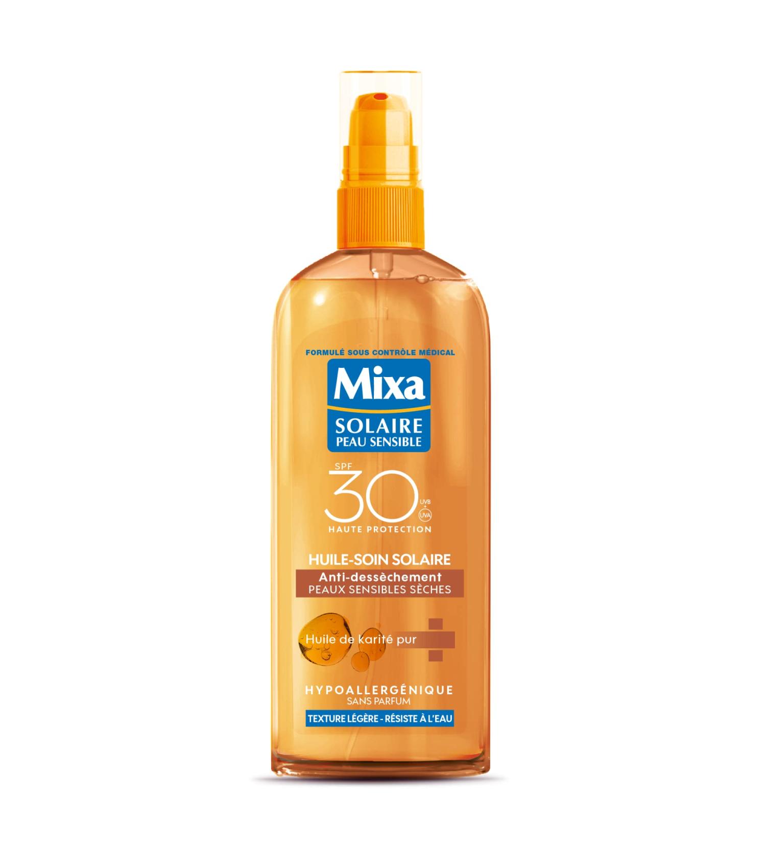 Mixa Solaire Sensitive Skin Anti-Drying Sun Oil SPF 30 177 ml