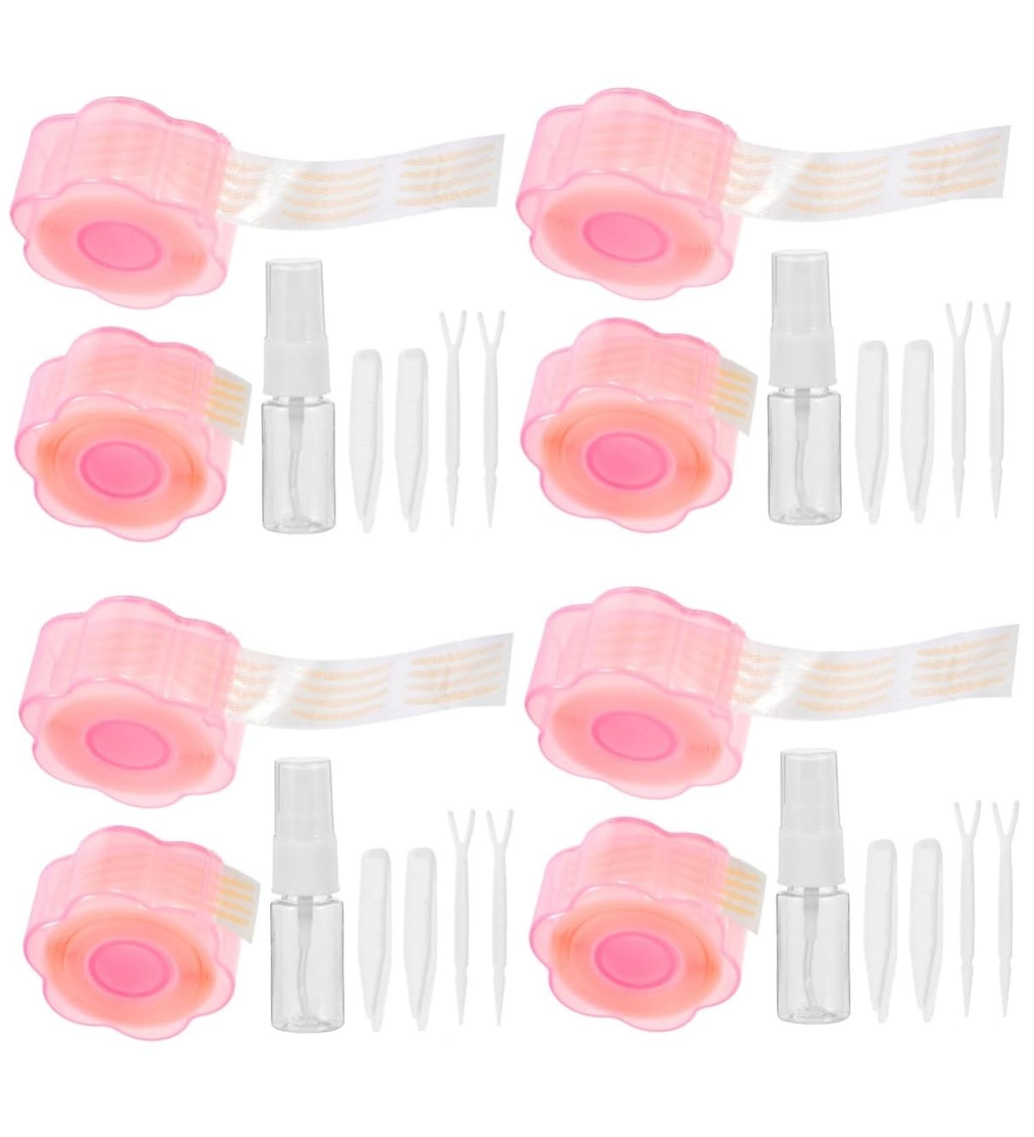 Balacoo Lace Double Eyelid Tape - 4 Sets of Invisible Eyelid Lift Stickers for Hooded & Droopy Eyes - Perfect Eye Shaping Solution - Buy Online on GoSupps.com