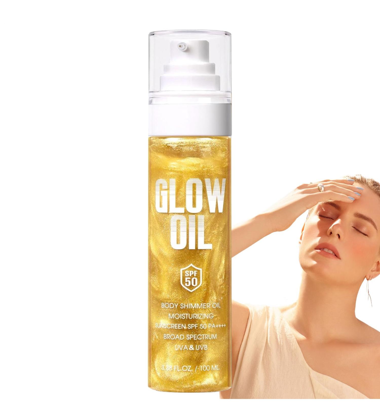  G n rique Radiance Body Oil Natural Body Care Oil 100 ml Sun Protection SPF50 Skin Shine for Camping Beach Bike Sport Picnic - Buy Online on GoSupps.com
