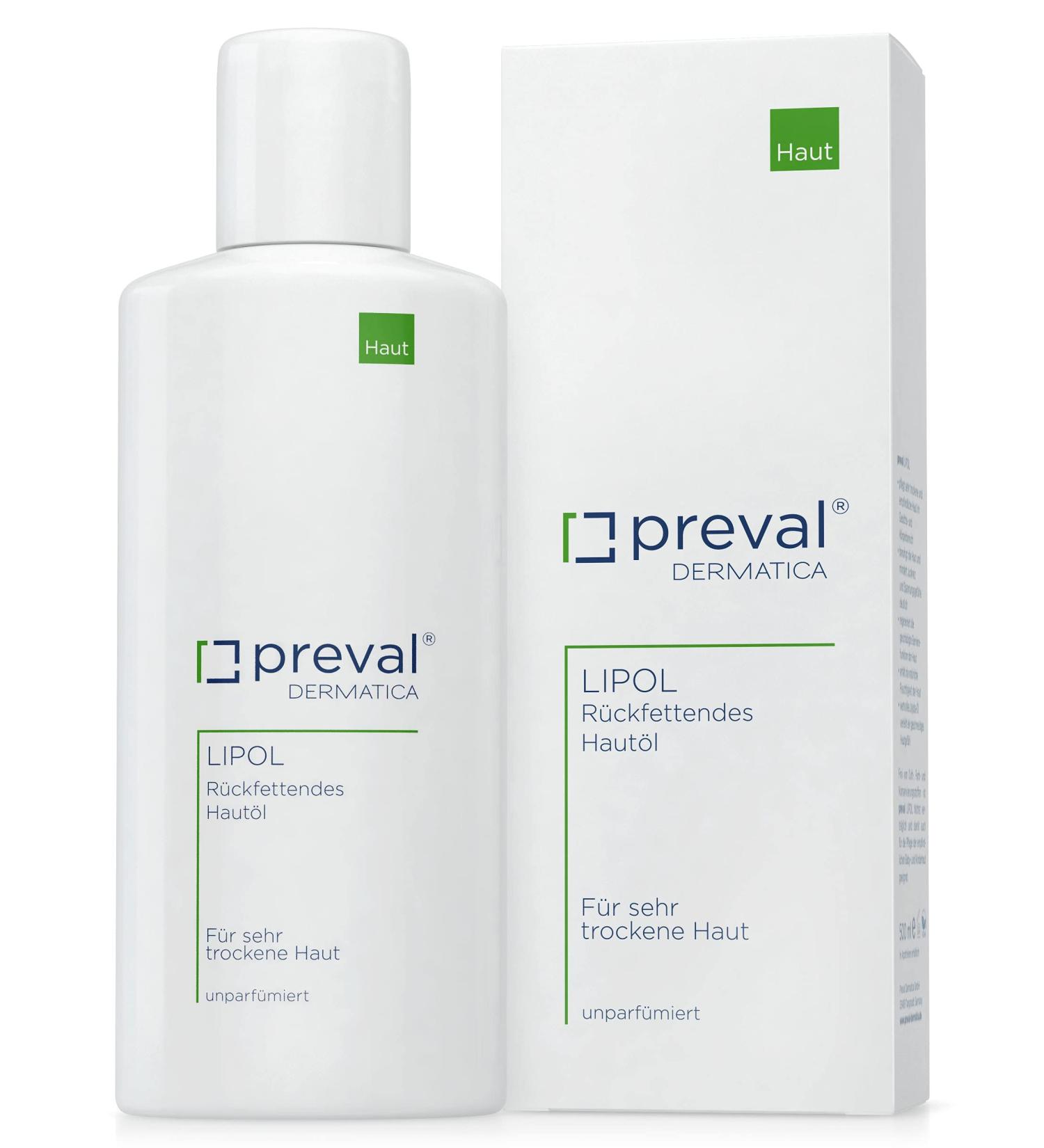 preval LIPOL 500 ml - Best Moisturising Skin Oil for Dry & Sensitive Skin | International Shipping - Buy Online on GoSupps.com