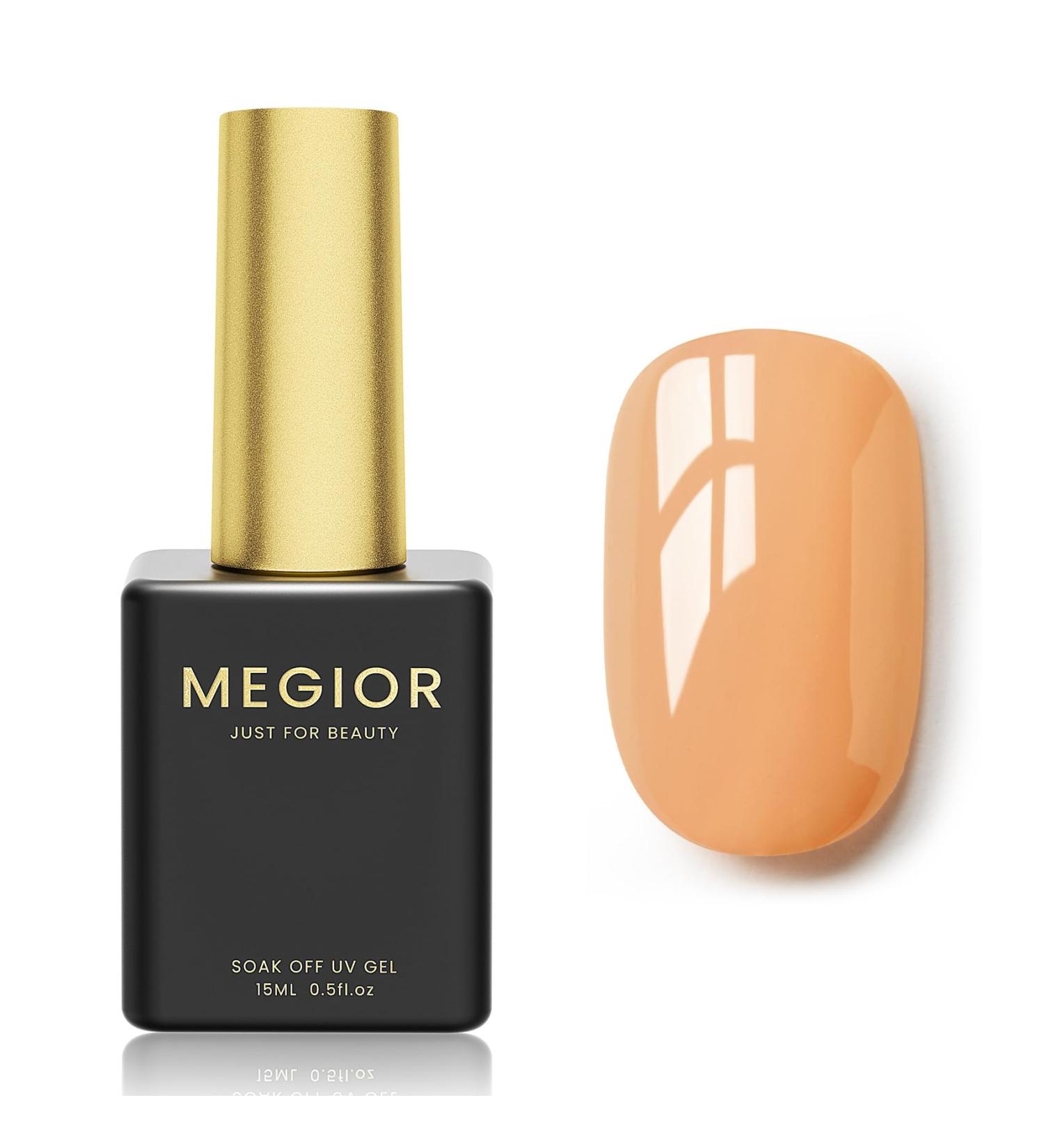 MEGIOR Nude Gel Nail Polish 15ml Neutral Nude Gel Polish 1PCS Soak Off UV LED Nail Gel Polish for Nail Art Manicure Salon DIY Home for Women Girls Nails - Buy Online on GoSupps.com