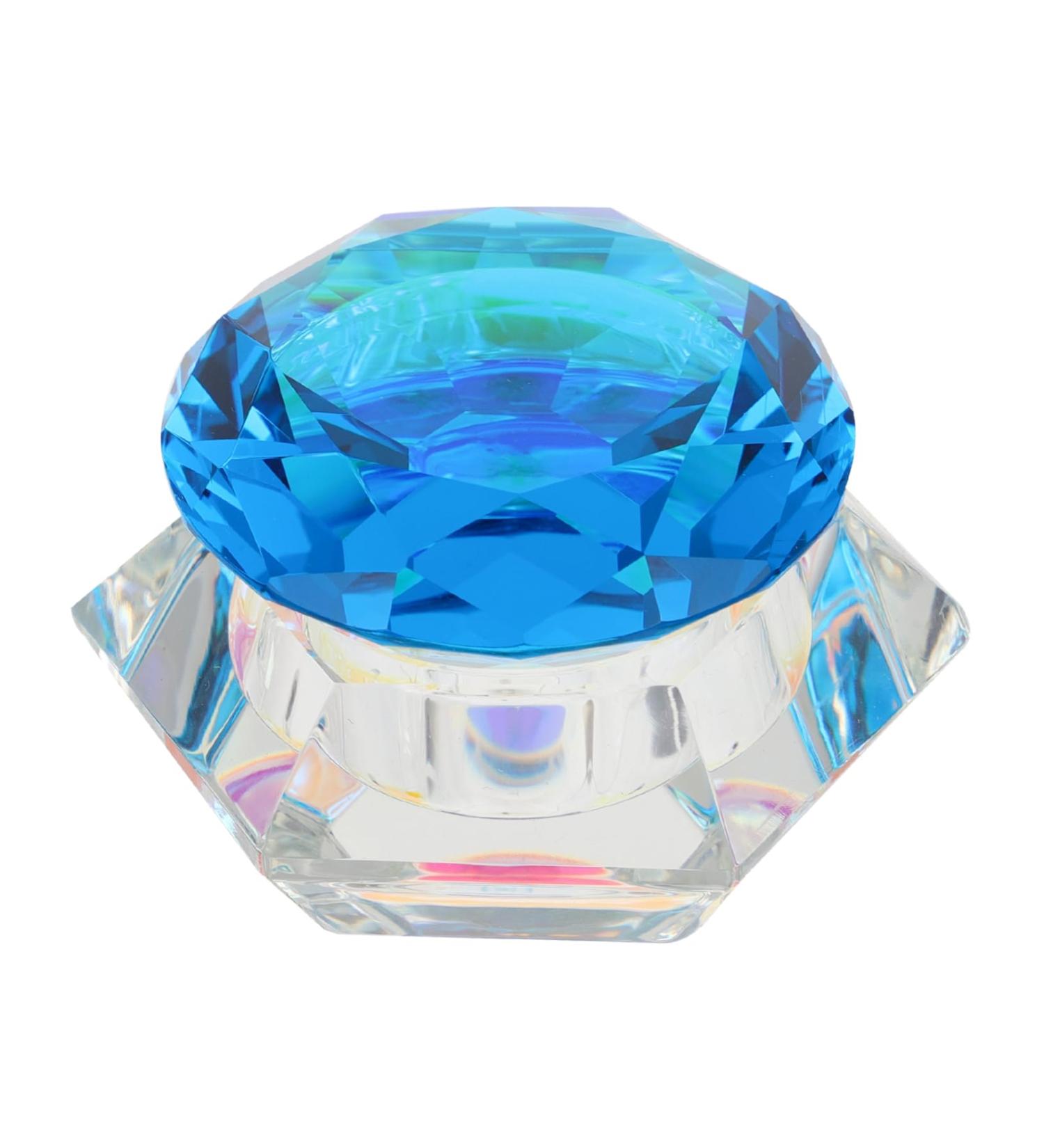 Healeved Nail Art Crystal Cup Esmalte De U as En Gel Transparent Gel Nail Polish Clear Nail Polish Nail Glass Cup Dampen Dish Mini Crystal Bowl Ring Holder White Crystal Washing Cups Cover - Buy Online on GoSupps.com