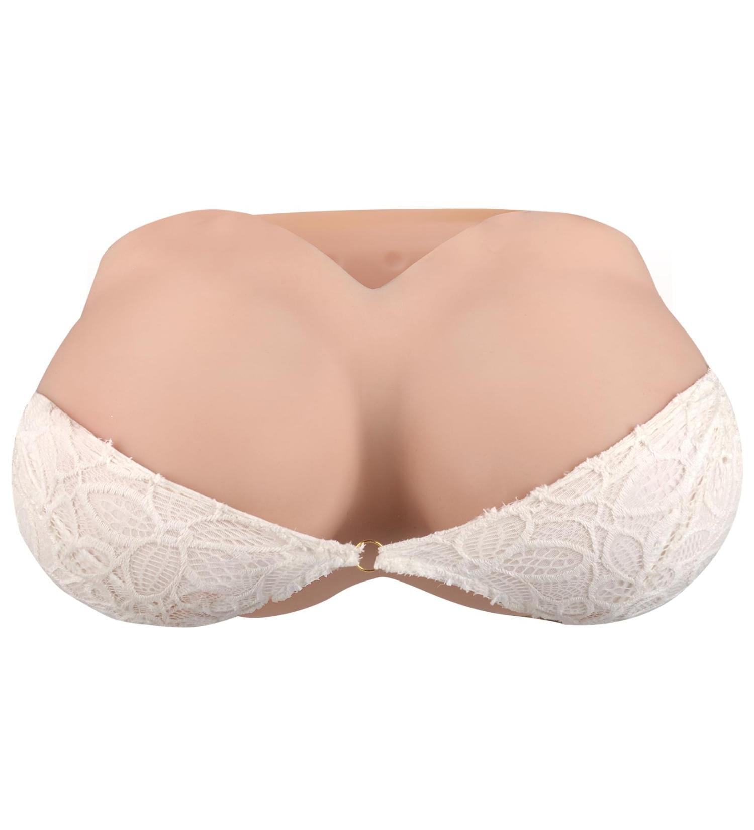 Buy Icever Silicone Breast Prostheses - Realistic Cotton-Filled E Cup Perfect for Crossdressers Cosplay & Transgender Size S-E Cup Beige - Buy Online on GoSupps.com