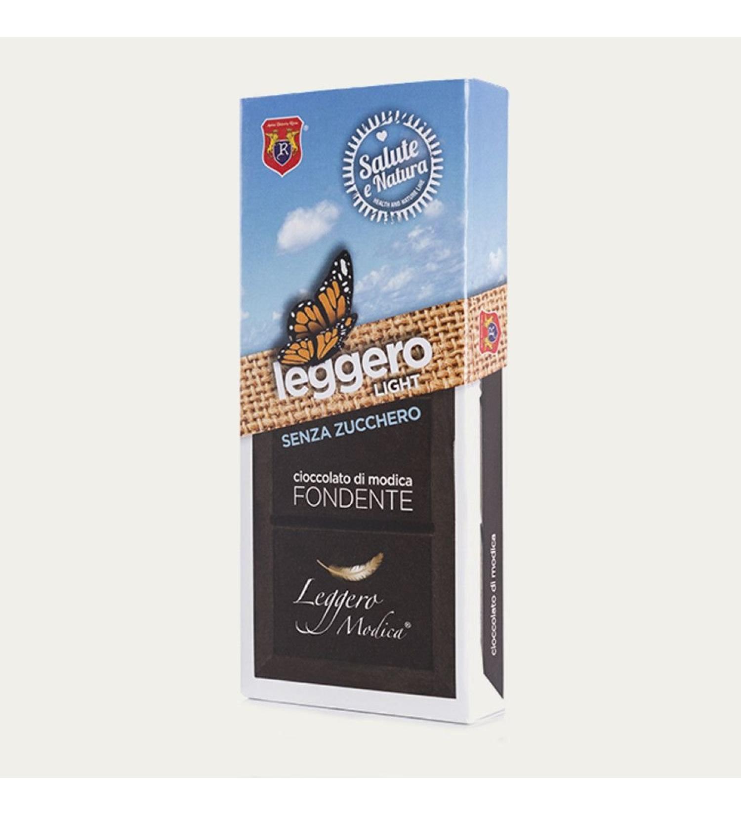 Antica Dolceria Rizza Modica Chocolate - Chocolate without Sugar I.G.P. - "L ger Modica"
