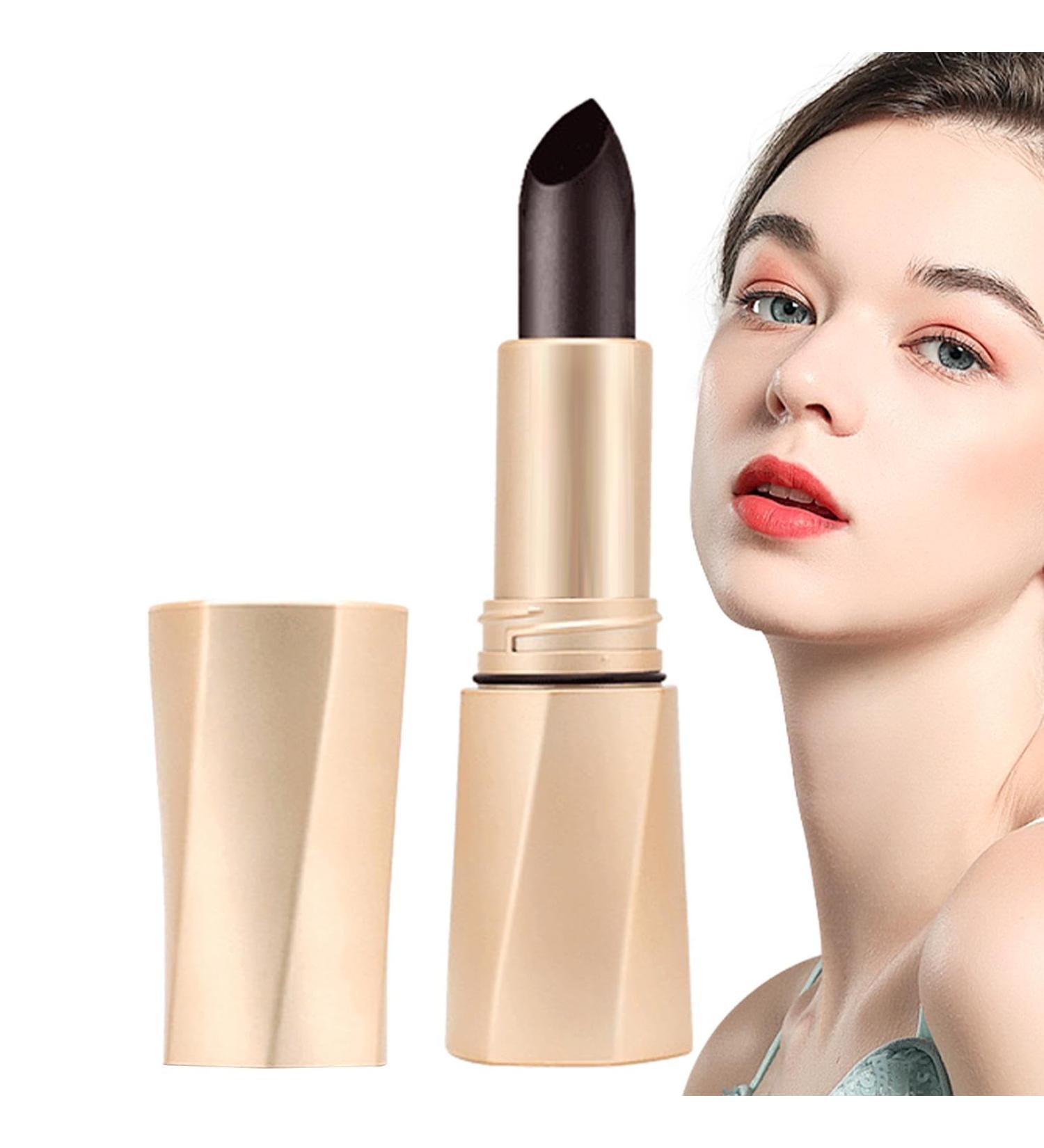 Cream Lipstick Tinted Lipstick - Long-Lasting Beauty Lip Balm | Non-Sticky Matte Lip Color Waterproof Beauty Lip Balm 3.8g for Women and Girls - Buy Online on GoSupps.com