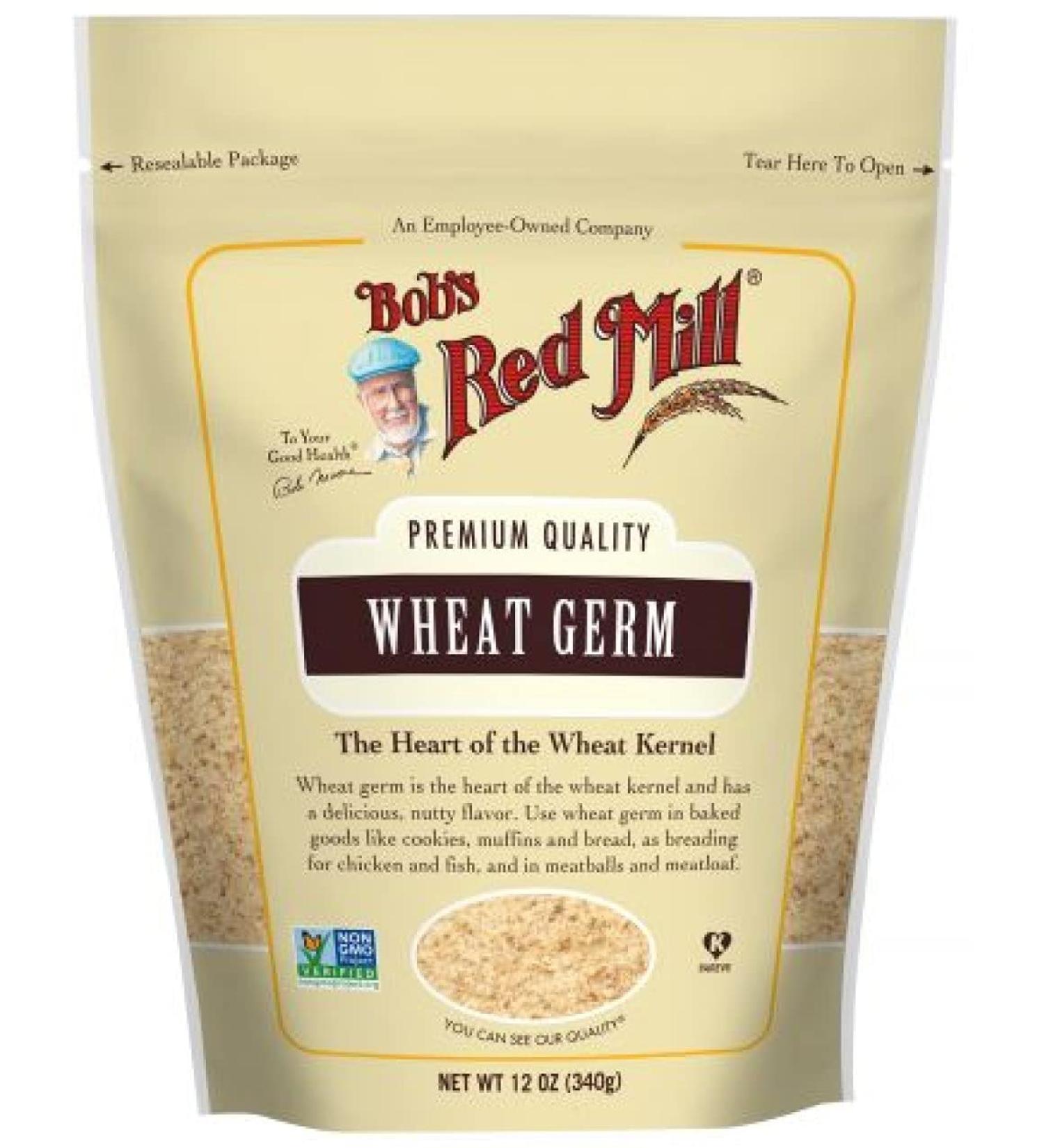 Bob's Red Mill Wheat Germ 340 g (Pack of 1) - Package May Vary - Buy Online on GoSupps.com