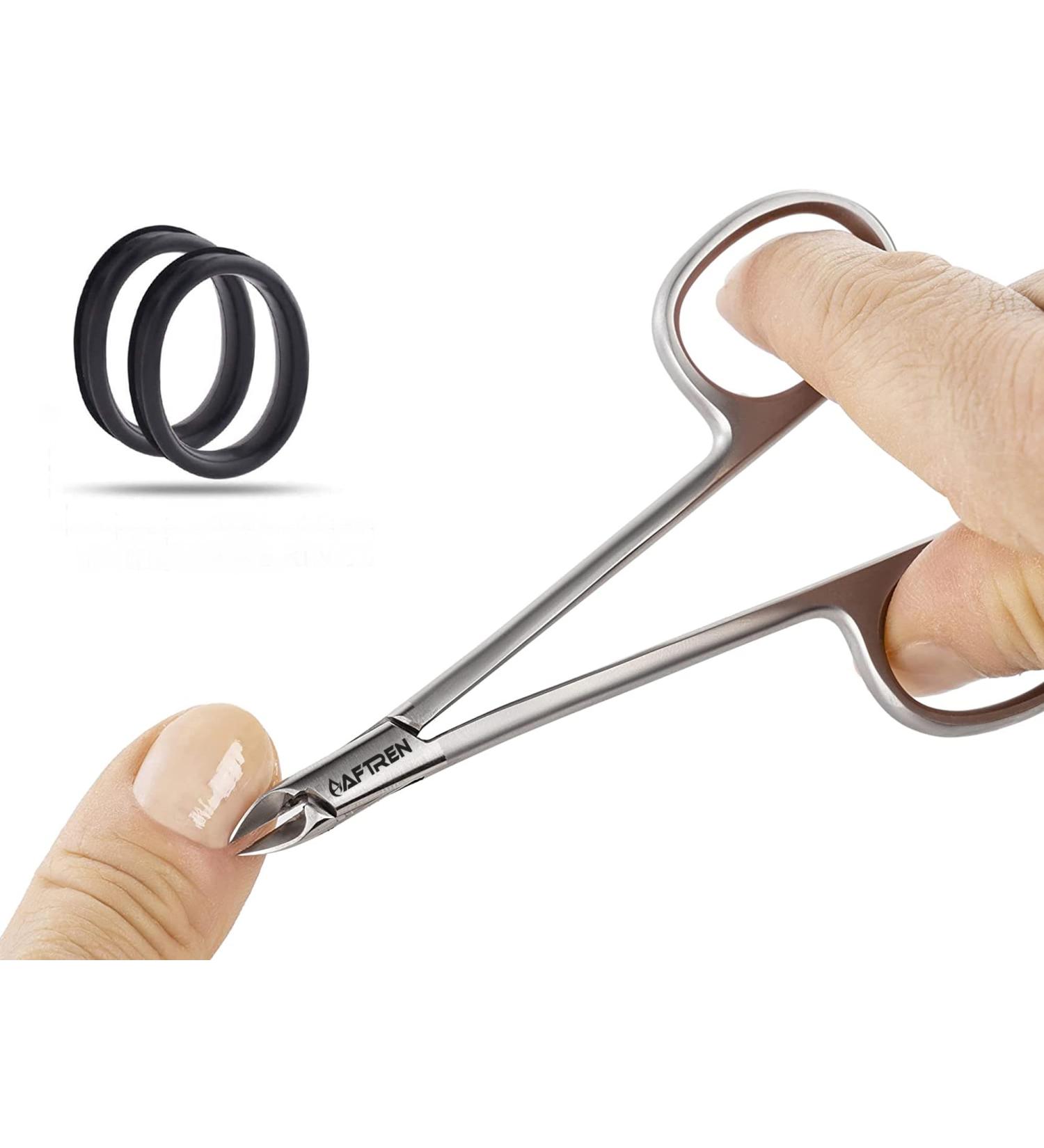 AFTREN Cuticle Nippers Cuticle Scissors J2 Steel Cuticle Nippers Extra Fine Silver - Buy Online on GoSupps.com