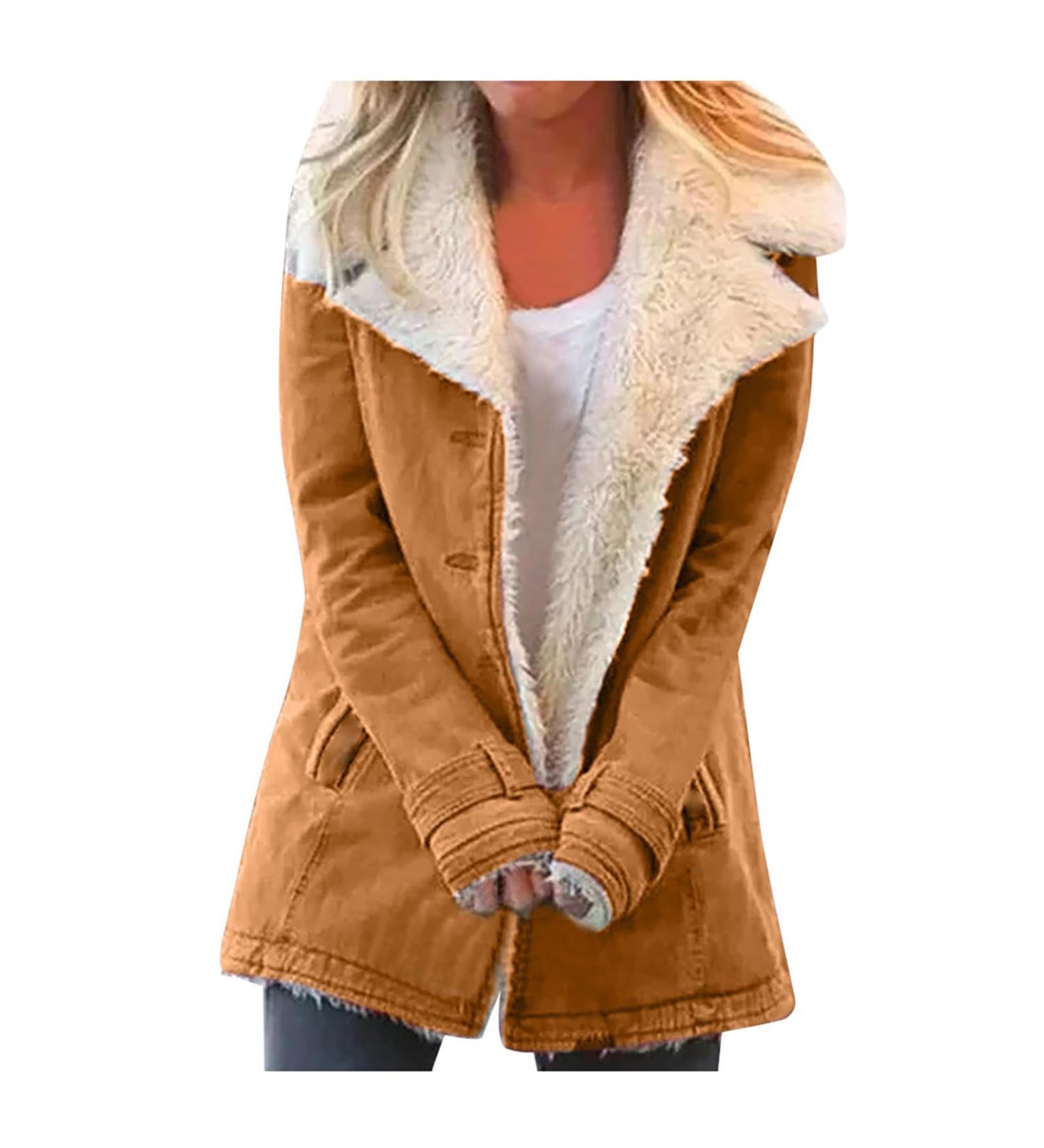 Shop Women's Genetic Transition Jacket - Winter Warm Quilted Long Cardigan in Green Light Pink & XL Khaki | International Shipping Available - Buy Online on GoSupps.com