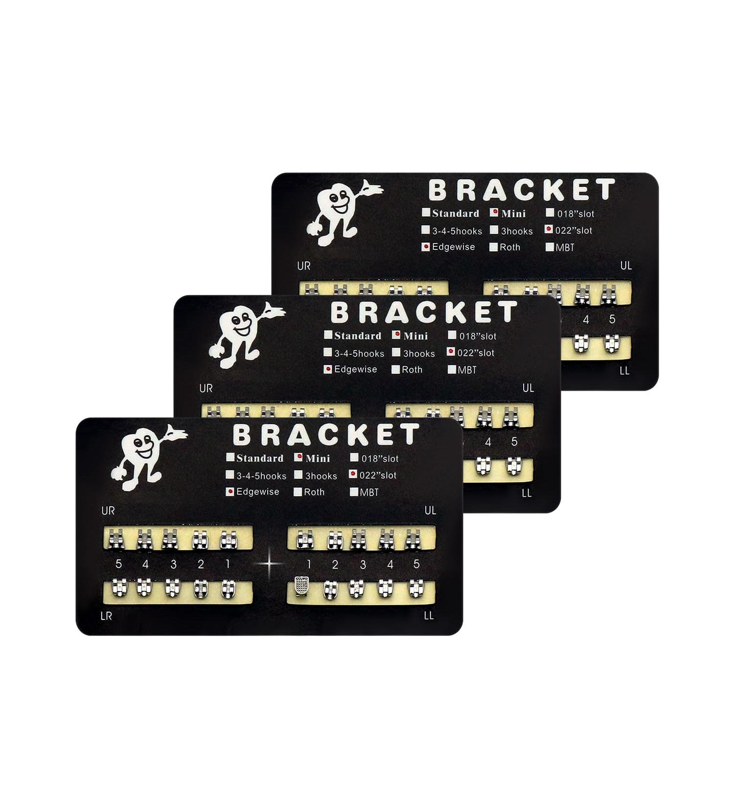 SEAVERRS 60pcs/Pack Mini dental brackets mini roth brackets roth 022 slot bondable 10 pieces per pack 20 pieces per pack. (3 pcs) - Buy Online on GoSupps.com