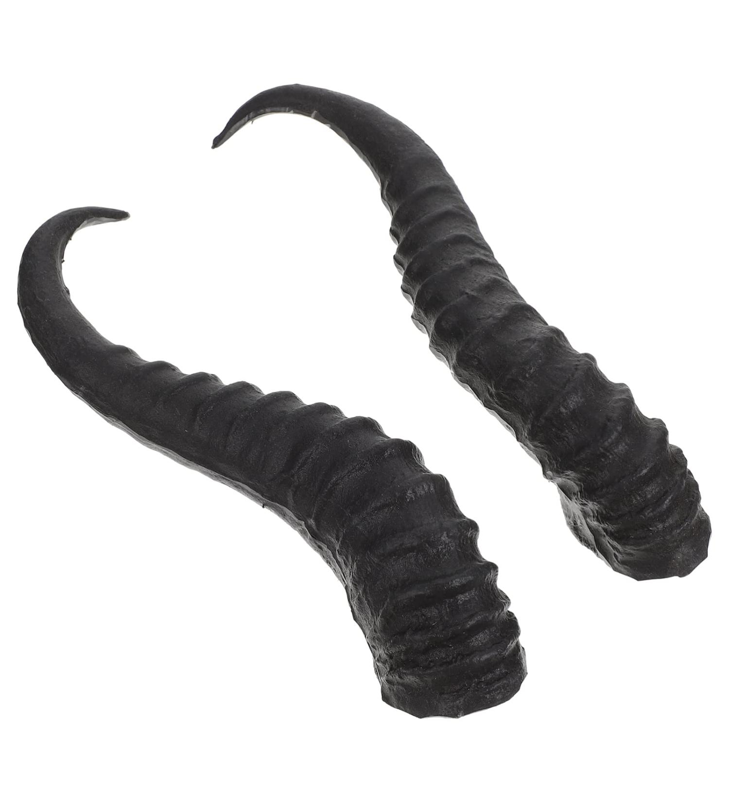 LALAFINA 1 Pair Diy Croissant Hair Accessories Hair Ties for Women Fake Horns Girls Costumes Horns for Headband Diy Goth Accessories Gothic Ox Luxury Miss Plastic Clothing Items - Buy Online on GoSupps.com