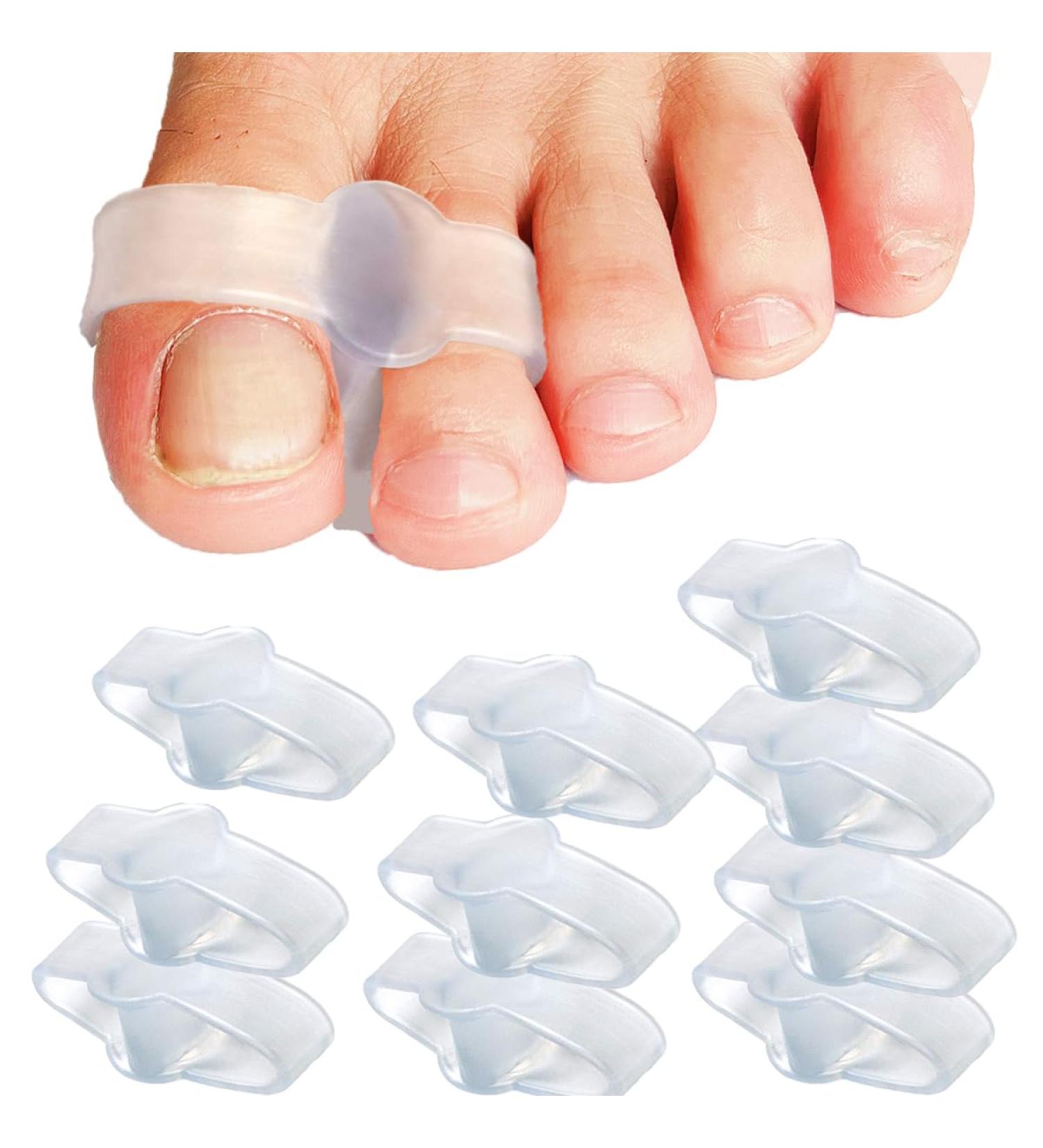 Buy 10 Pieces Bunion Corrector & Silicone Toe Separators - Big Toe Spacer for Overlapping Toes | International Shipping Available - Buy Online on GoSupps.com
