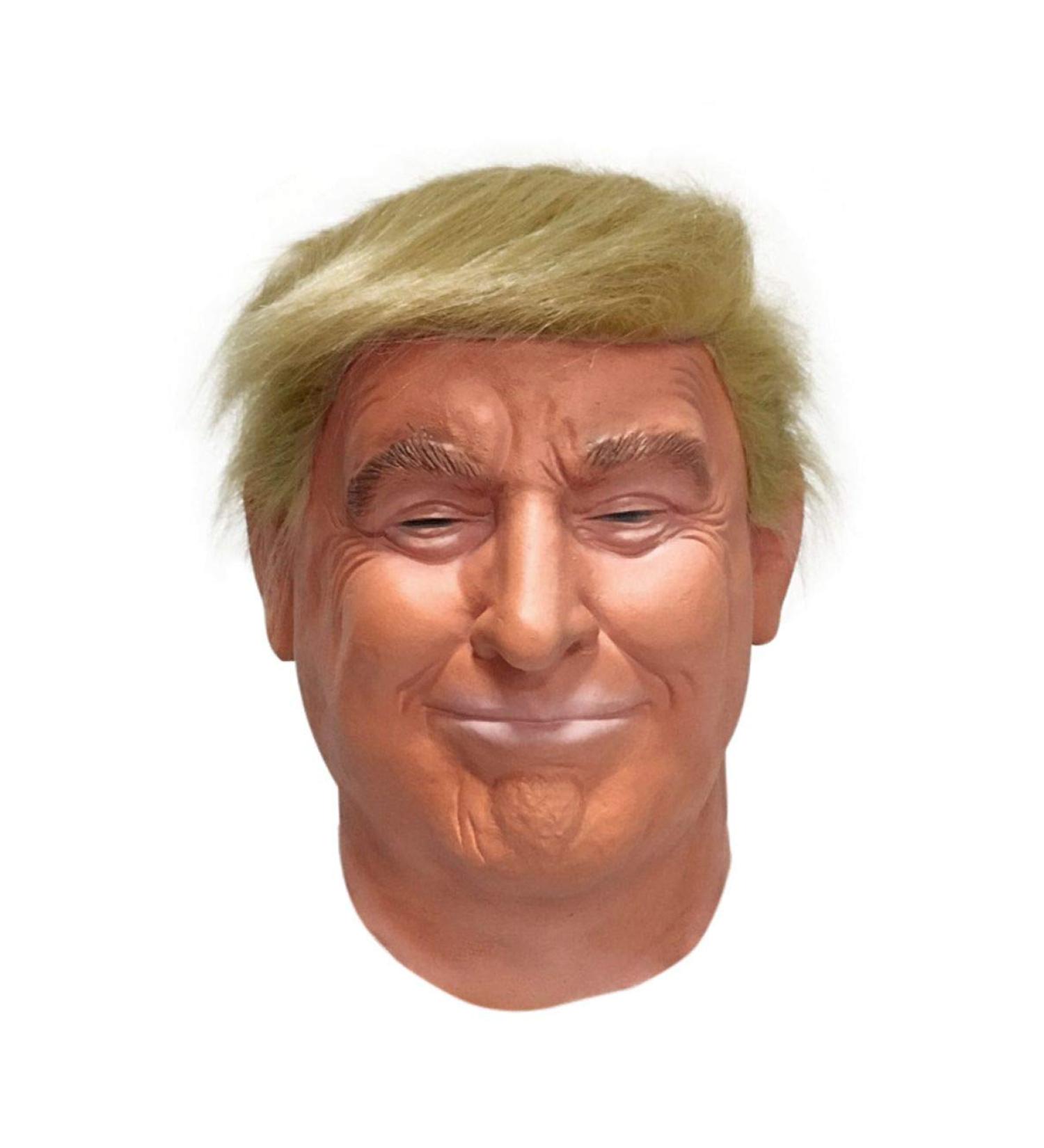 LEKA NEIL Realistic Donald Trump Republican Presidential Candidate Mask - Latex Full Head, Orange Adult Size - Buy Online on GoSupps.com