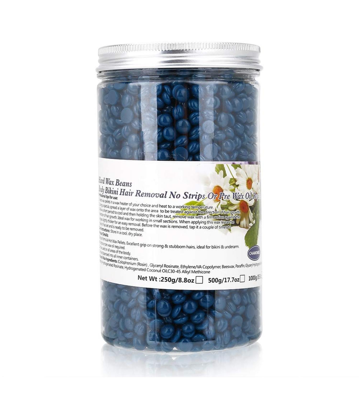  Dekaim Wax Beans for Hair Removal Wax Beads for Hair Removal Whole Body Fine Wax Beans Personal Care Bikini Epilator 500g (Chamomile) - Buy Online on GoSupps.com