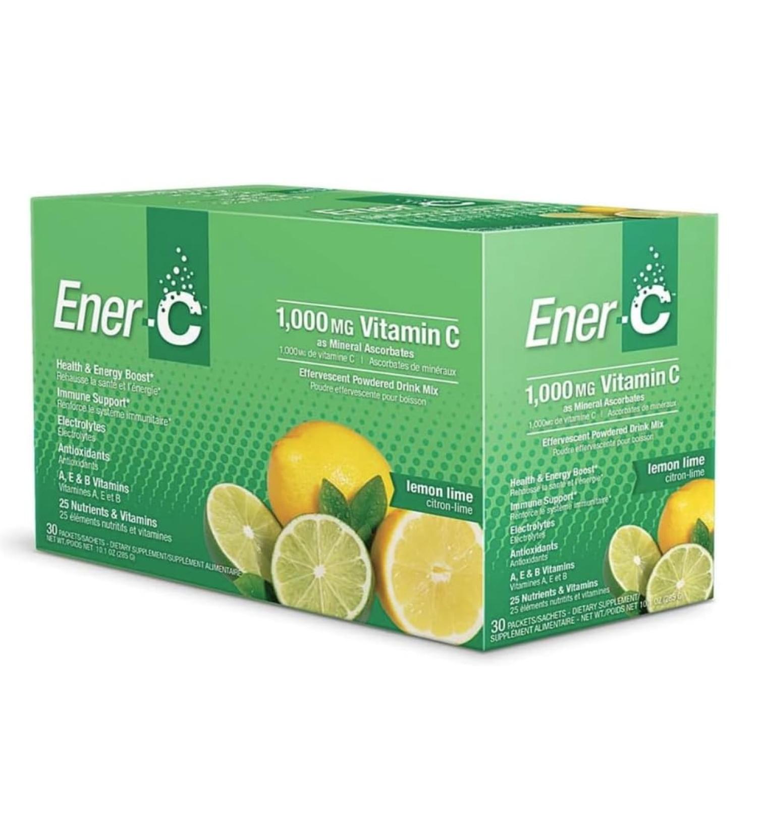 Conquitlam BC V36C2 EnerVitamin C Lemon Lime 30 PacketsSachets - Buy Online on GoSupps.com