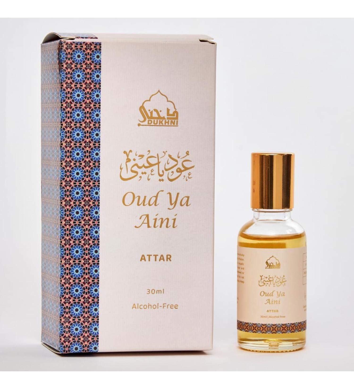 Oud Ya Aini Attar Oil Alcohol-Free Unisex Fragrance 30ml Oud Perfume Oil Alcohol Free Arabian Attar Long Lasting Woody Oriental Fragrance - Buy Online on GoSupps.com