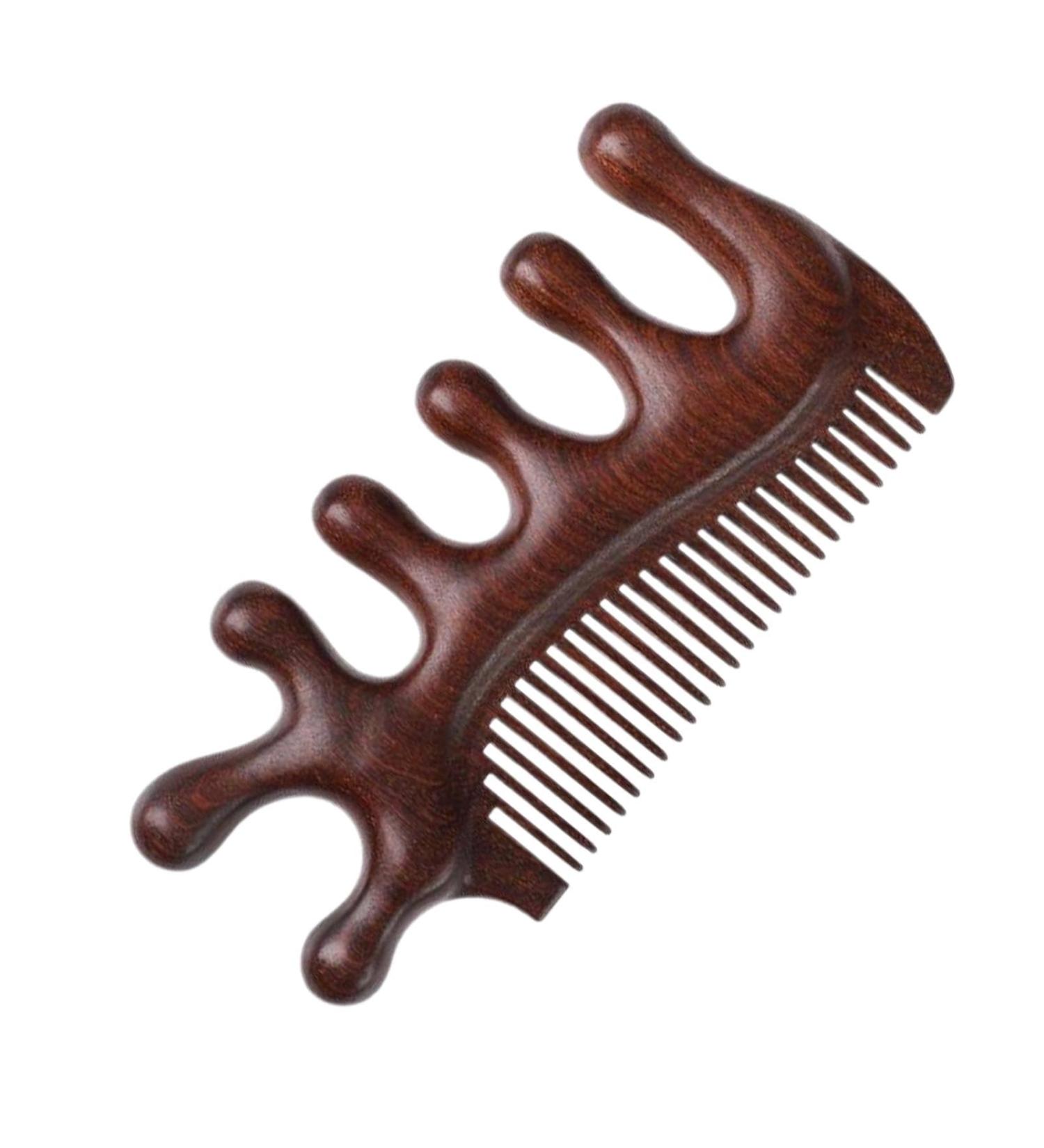 Handmade Scalp Massage Device | Portable Antistatic Comb for Hair Loss Prevention | Ideal for Head Neck & Shoulders - Buy Online on GoSupps.com
