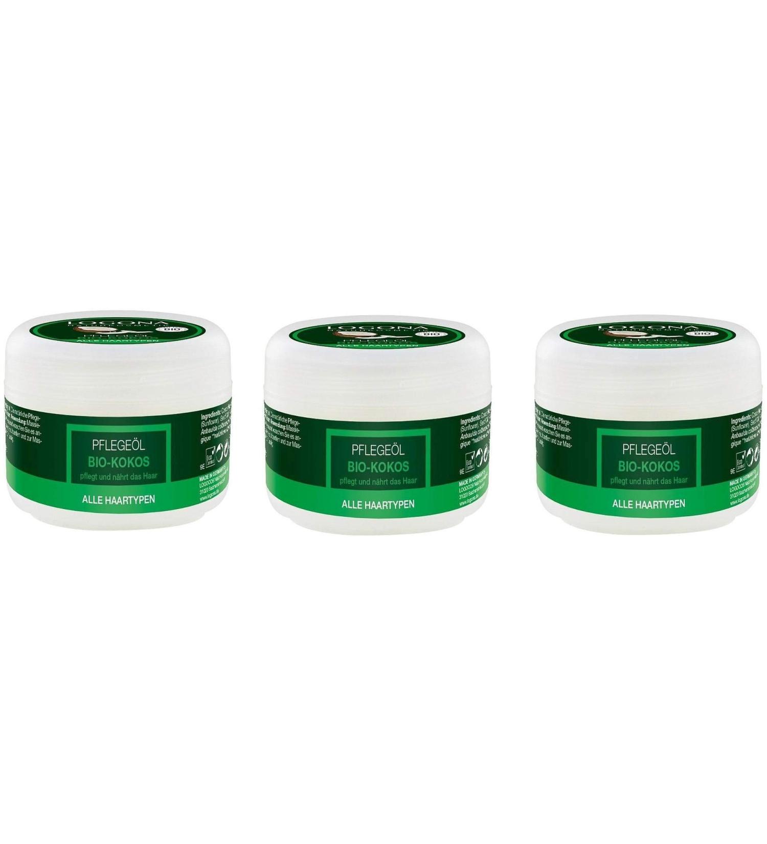 Logona hair oil coconut organic 3 x 45ml