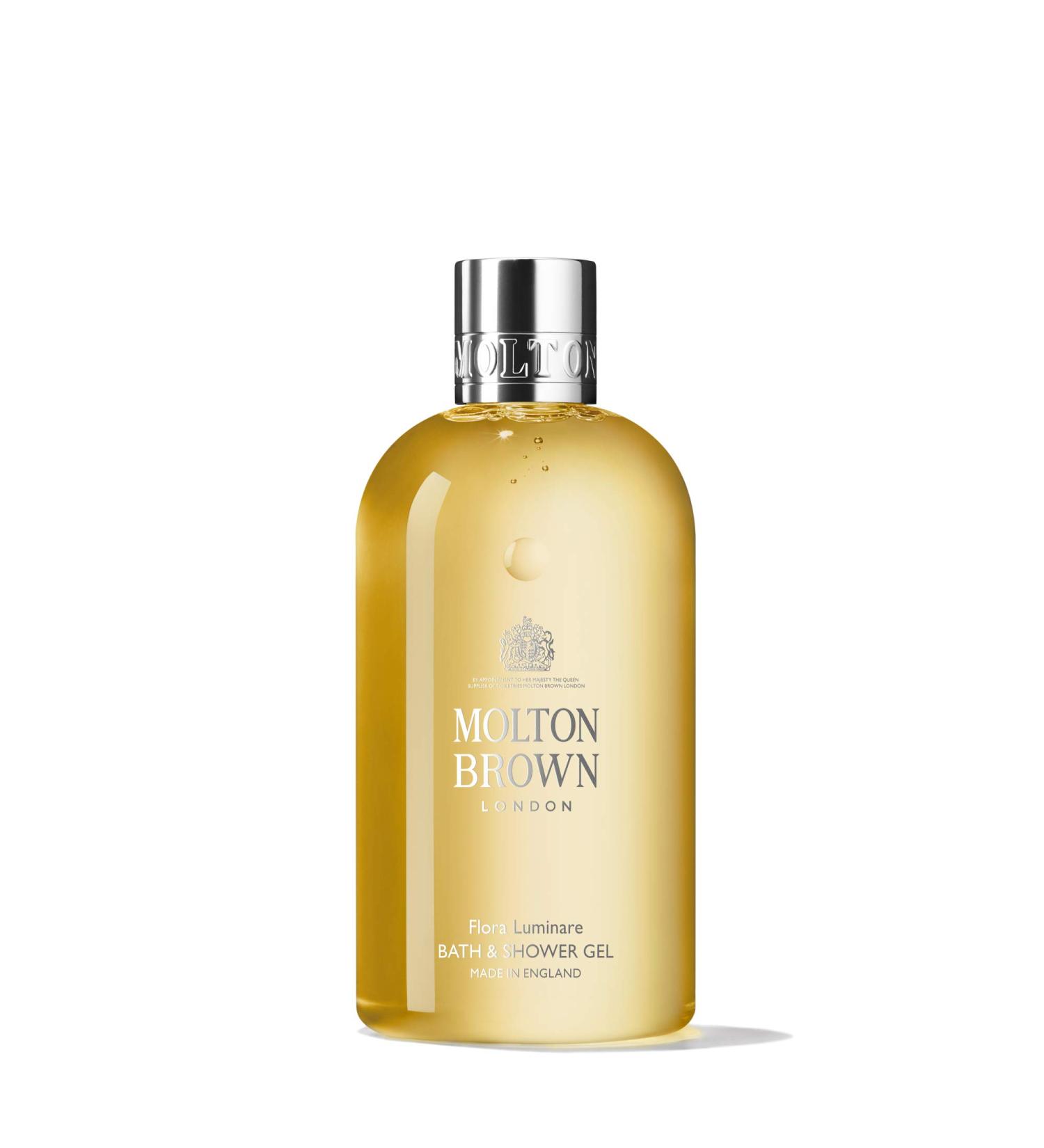 Molton Brown Flora Luminare Bath & Shower Gel 10 fl. oz. - Luxurious Floral Scent - Buy Online on GoSupps.com
