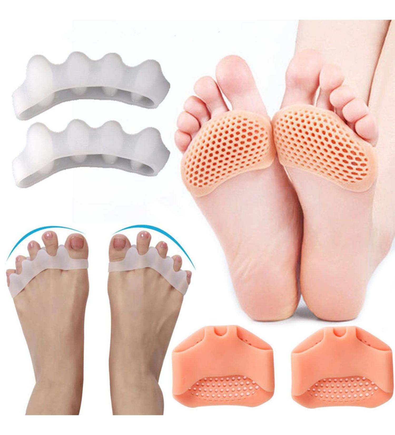 Toe Corrector & Front Foot Pad Set | 3PCS Toe Orthosis for Ultimate Foot Health Protection - Shop Now - Buy Online on GoSupps.com
