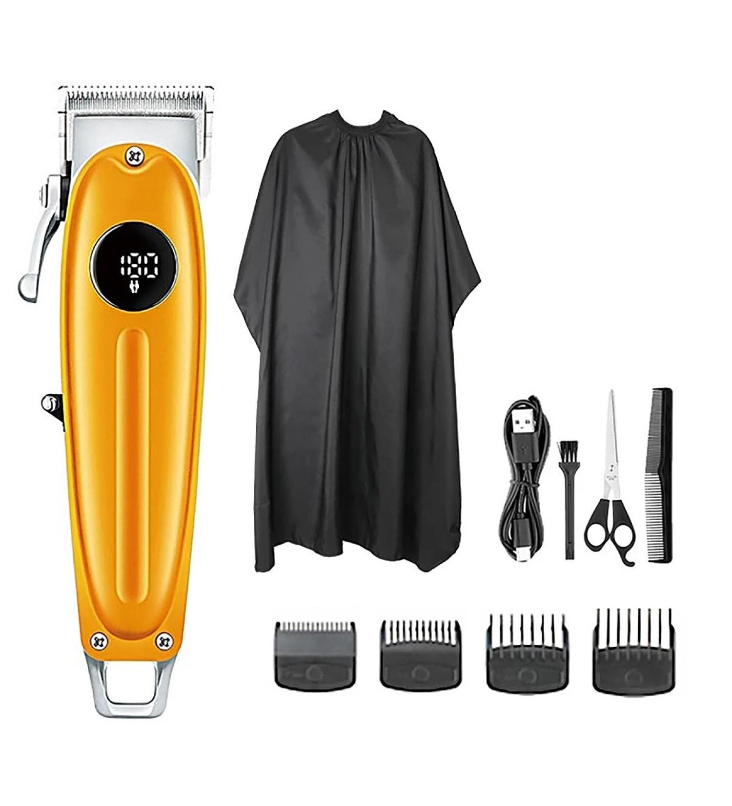 Professional Hair Clippers for Men - LCD Display Cordless Trimmer & Baldheaded T Blade Haircut - Buy Online on GoSupps.com