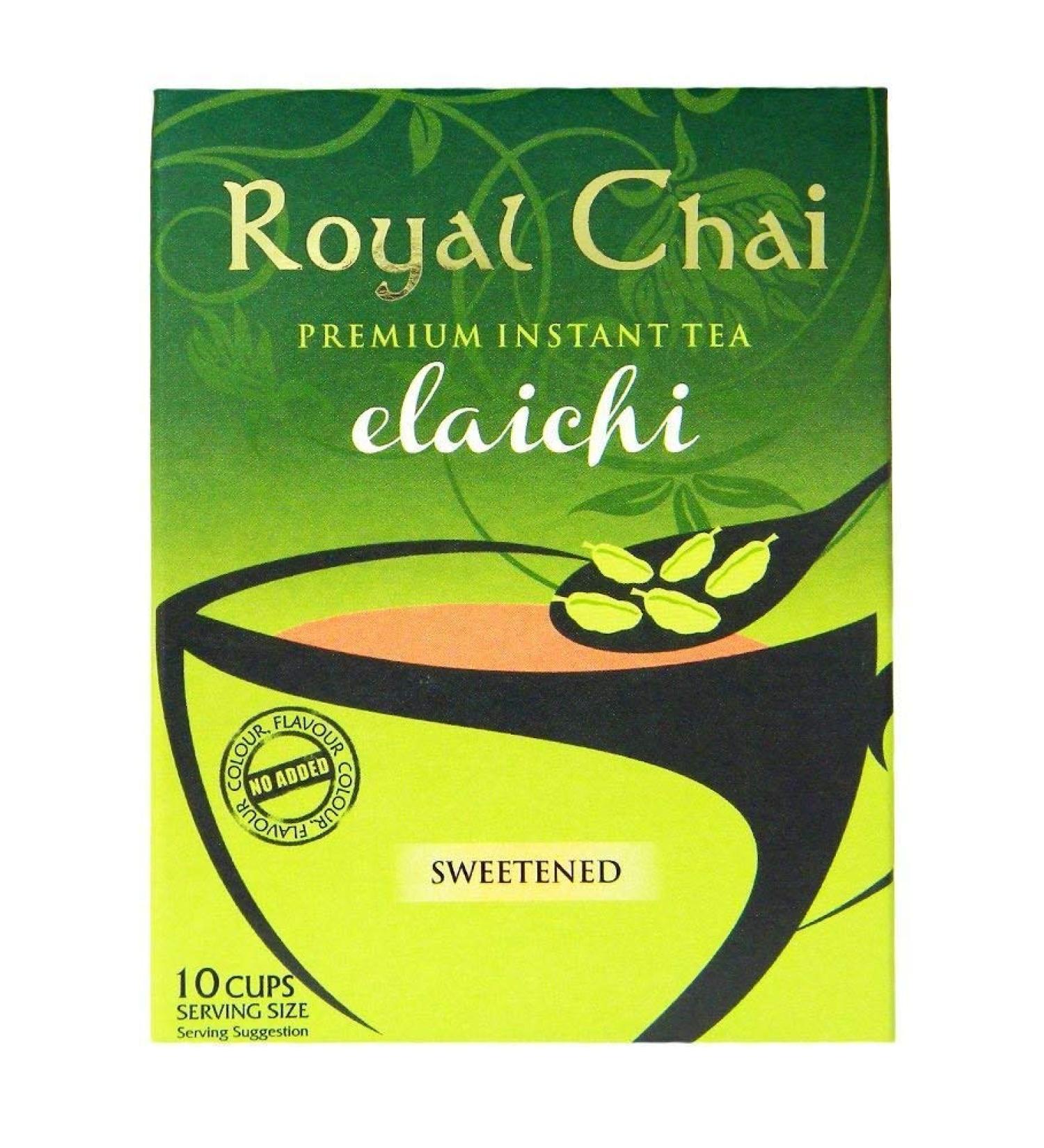 Royal Chai - Premium Instant Tea - Cardamom (sweetened) 220g x 2