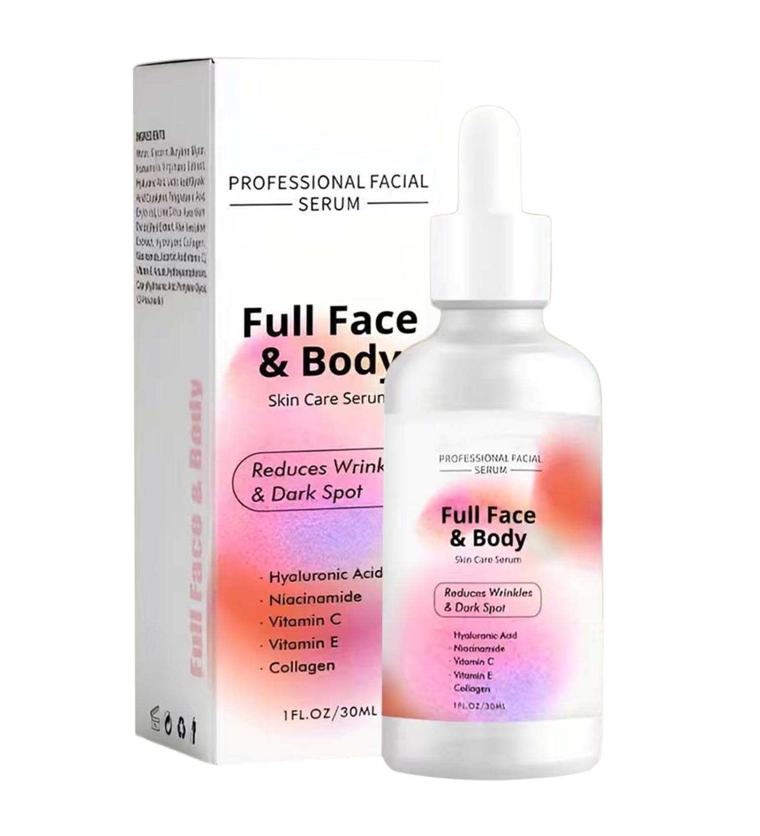 Skin Firming Solution | Soothing Body Serum 30ml | Facial Moisturizing Solution for Skin Barrier Repair Lifting Beauty Day & Night Travel - Buy Online on GoSupps.com