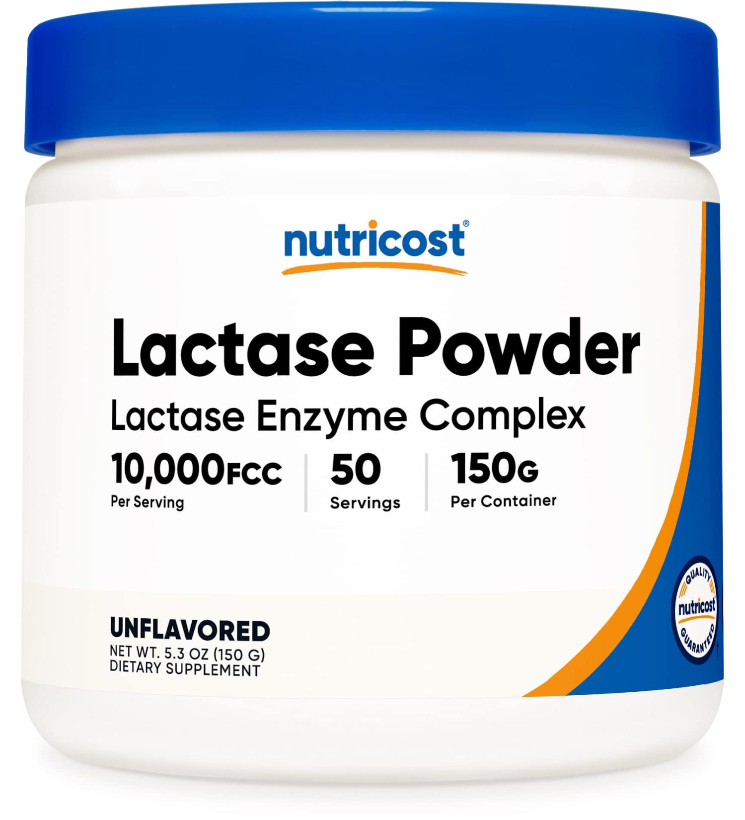 Nutricost Lactase Enzyme Powder 150G - Lactase Enzyme Complex - Non GMO  Gluten Free - Buy Online on GoSupps.com