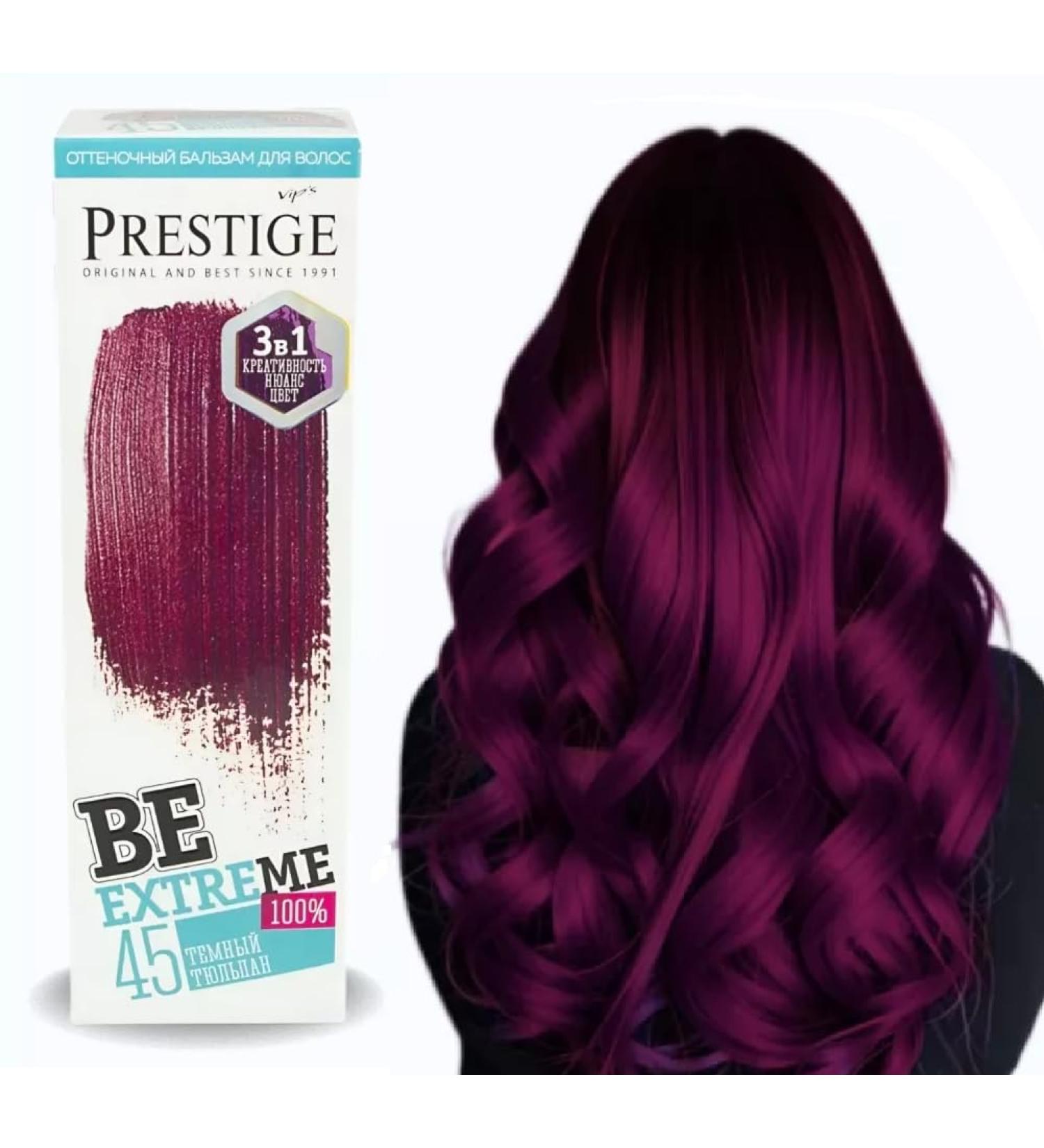  Rosa Impex Semi-permanent hair dye balm 45 Dark Tulipane BeEXTREME 100% ammonia-free paraben-free PPD balzam ottenochny besulfatny dli volos 45 Temny tulopa. N - Buy Online on GoSupps.com