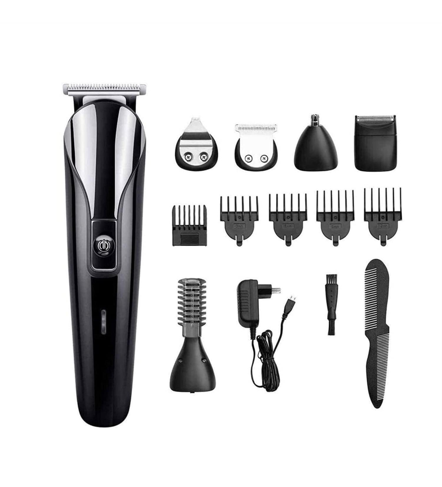 YQYBF Cordless Hair Clipper Hair Clippers for Men (13 Pieces Neat Beard Trimming kit) Men Women Children Pets Home Barber Salons - Buy Online on GoSupps.com