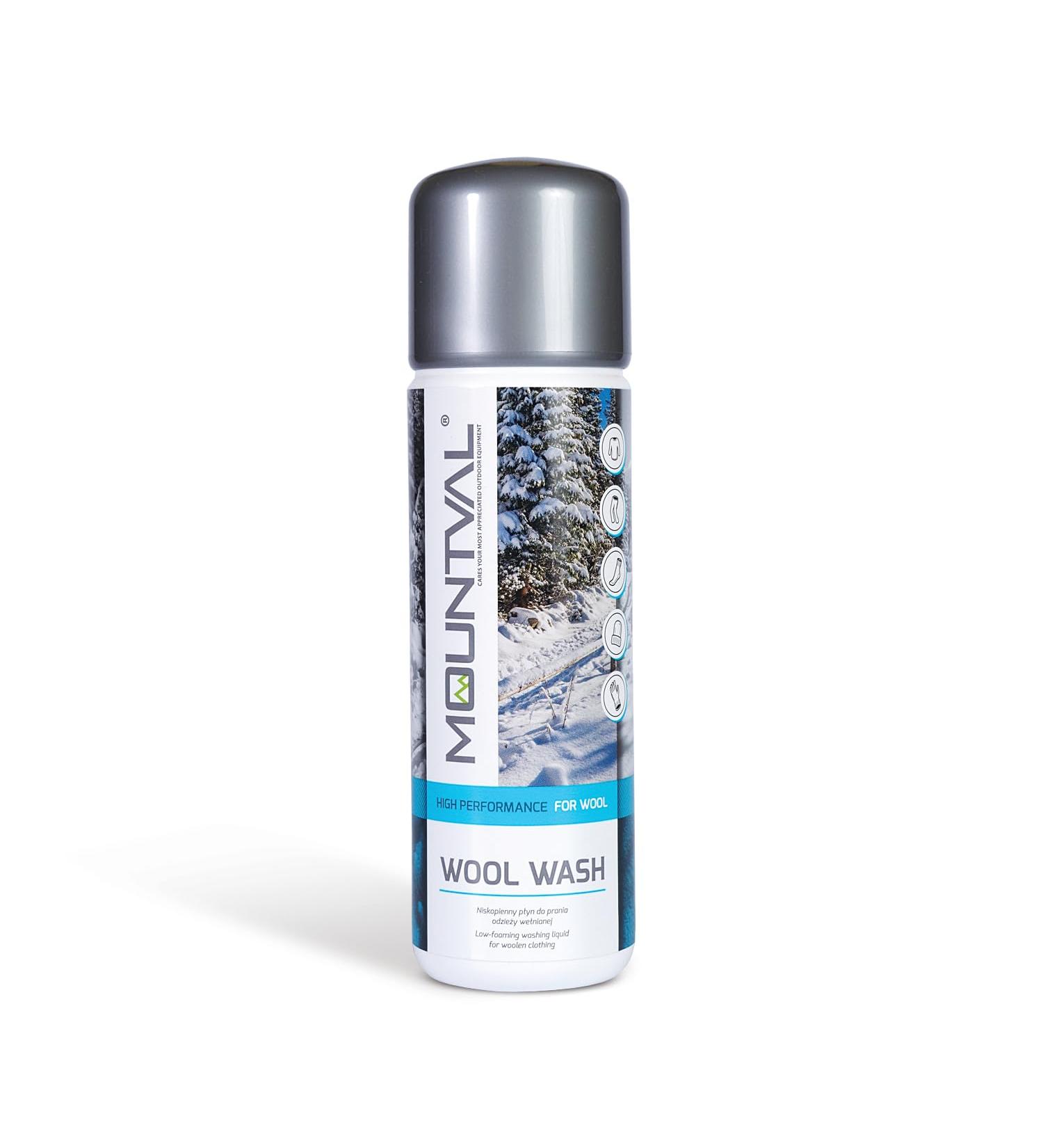 Mountval Wool Wash | Waterproofing Detergent for Merino Wool Cashmere Wool Angora and Mohair | For Jumpers Socks Hats Gloves | For Gore-Tex Membrane | Laundry Detergent - Buy Online on GoSupps.com