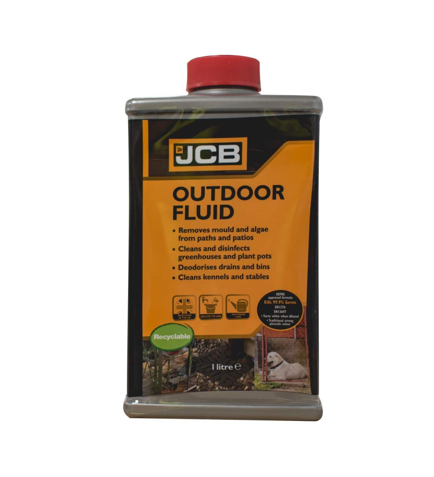 JCB Outdoor Fluid 1 Litre Antibacterial Disinfectant & Deodoriser