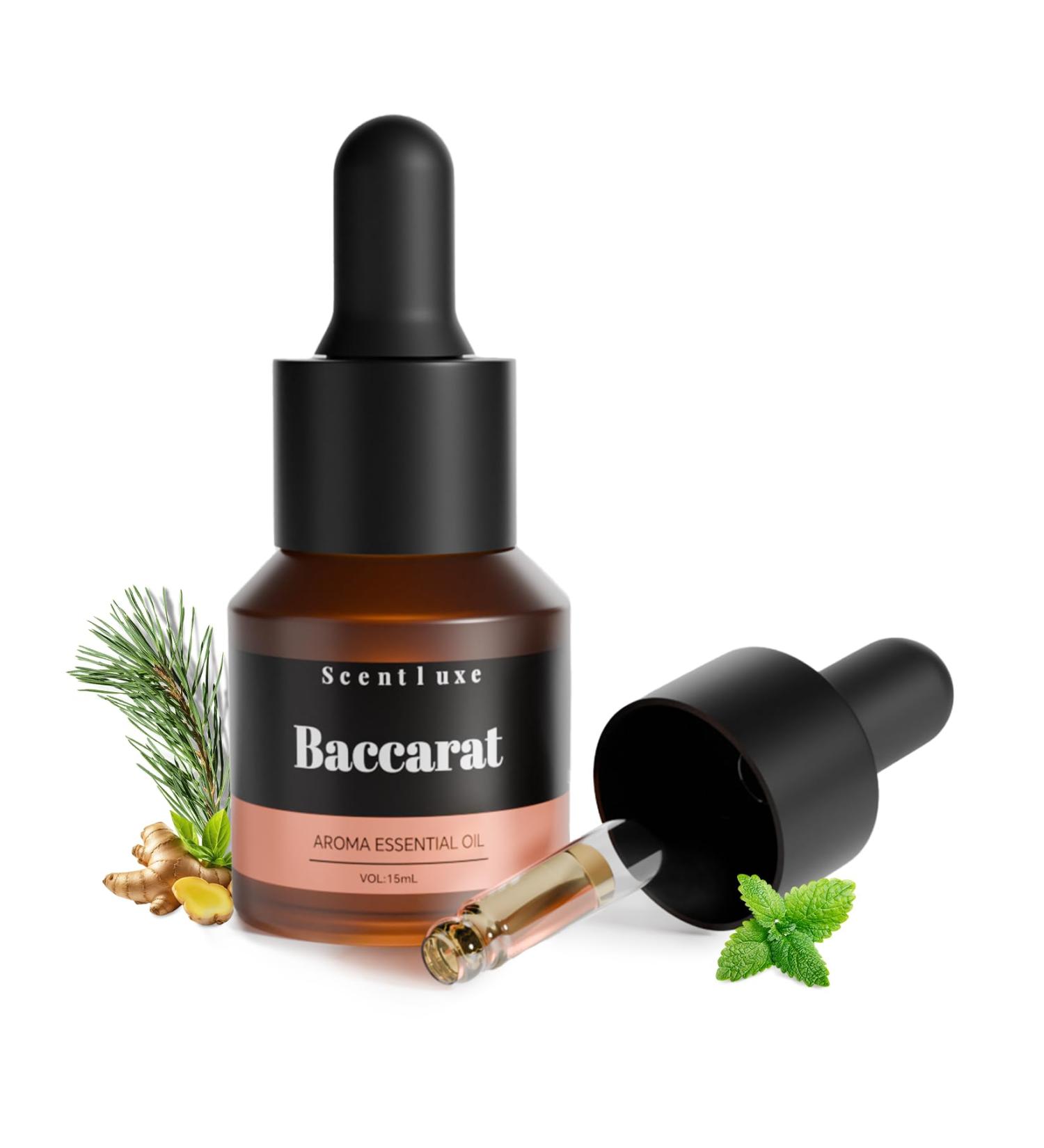 Hotel Diffuser Oil & Fragrance Scent Oil Inspired Baccarat - Essential Oil Blend for Home HVAC Cold-Air & Ultrasonic Diffusers 15mL Glass Dropper Bottle with Luxury 5-Star Hotel Aromatherapy 0.5 Fl Oz (Pack of 1) - Buy Online on GoSupps.com