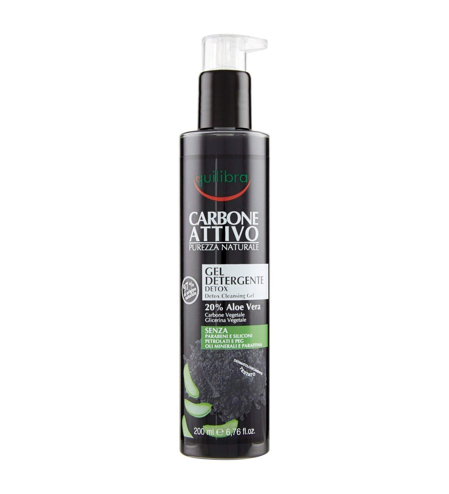carbone attivo - charcoal cleansing gel 200 ml - Buy Online on GoSupps.com