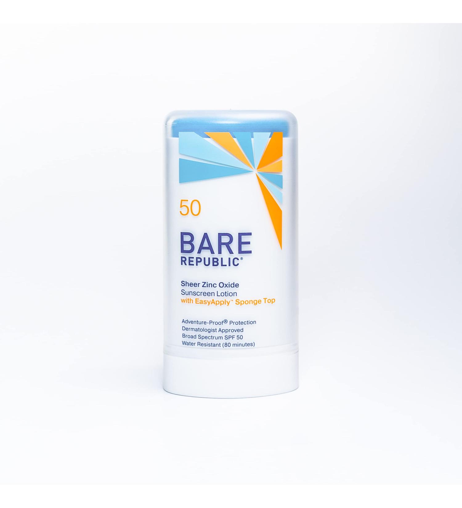 Bare Republic Mineral SPF 50 Sunscreen SoftStick 0.9 oz - Natural Sunblock - Buy Online on GoSupps.com