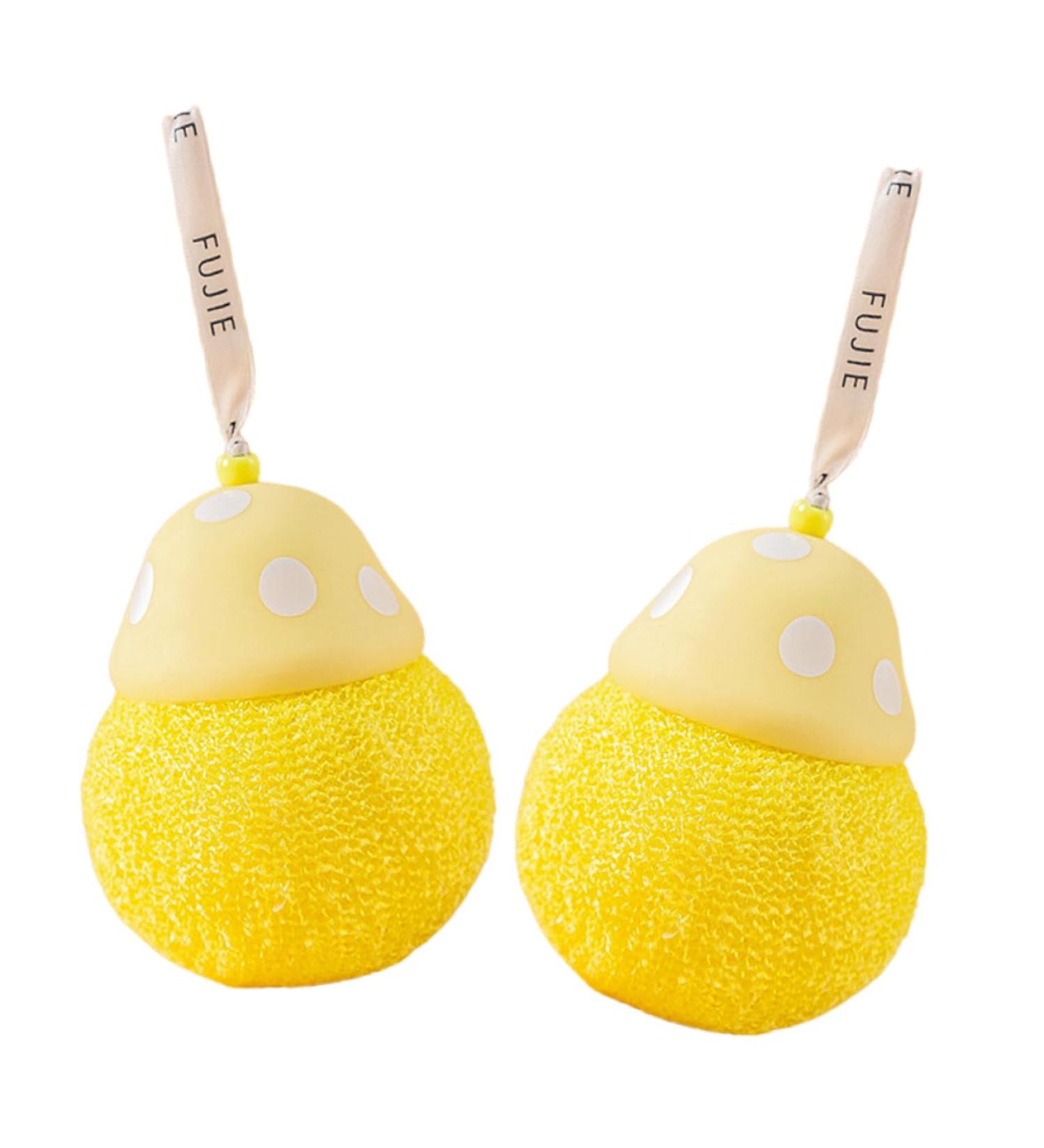 FOMIYES 4 pcs Mushroom Bath Balls - Soft Cartoon Body Scrubbers & Shower Puffs for Spa & Shower - Ideal for Kids and Adults - International Shipping Available - Buy Online on GoSupps.com