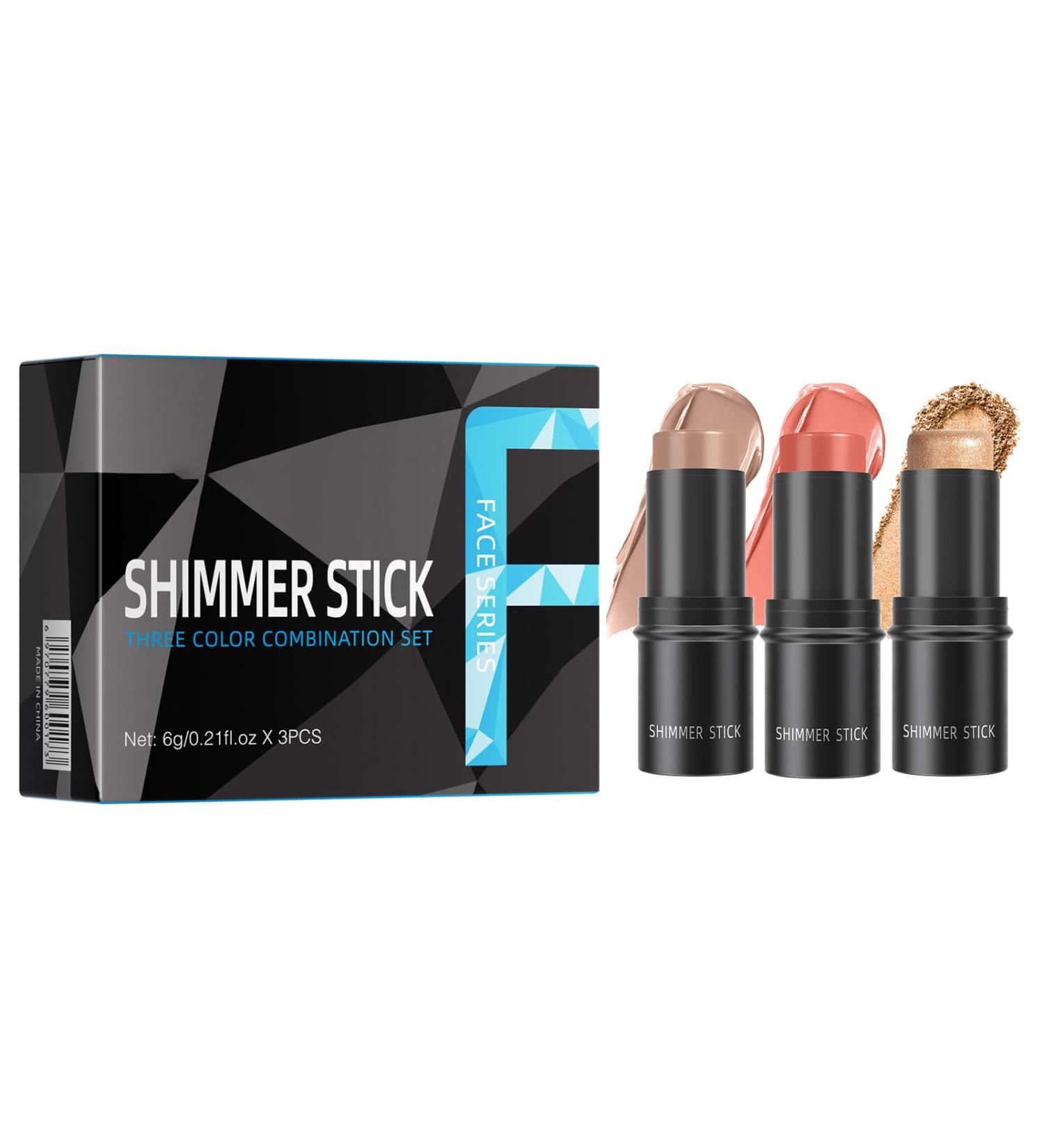Set of 3 portable face contours to create beautiful shadows and makeup highlights for a defined face - Buy Online on GoSupps.com