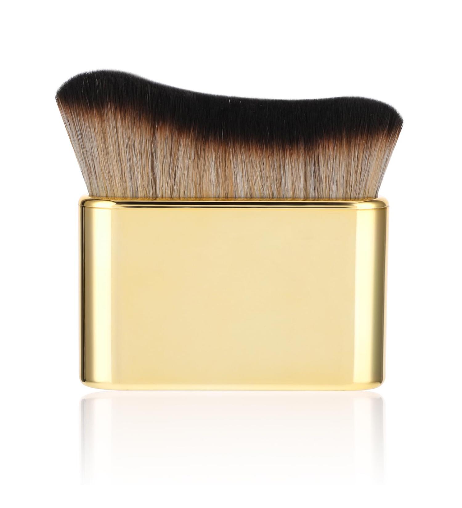 Self Tan Brush Soft Body Makeup Brush Portable Self Tanning Brush Self Tanner Face Brush For Body & Leg Makeup(Gold) - Buy Online on GoSupps.com