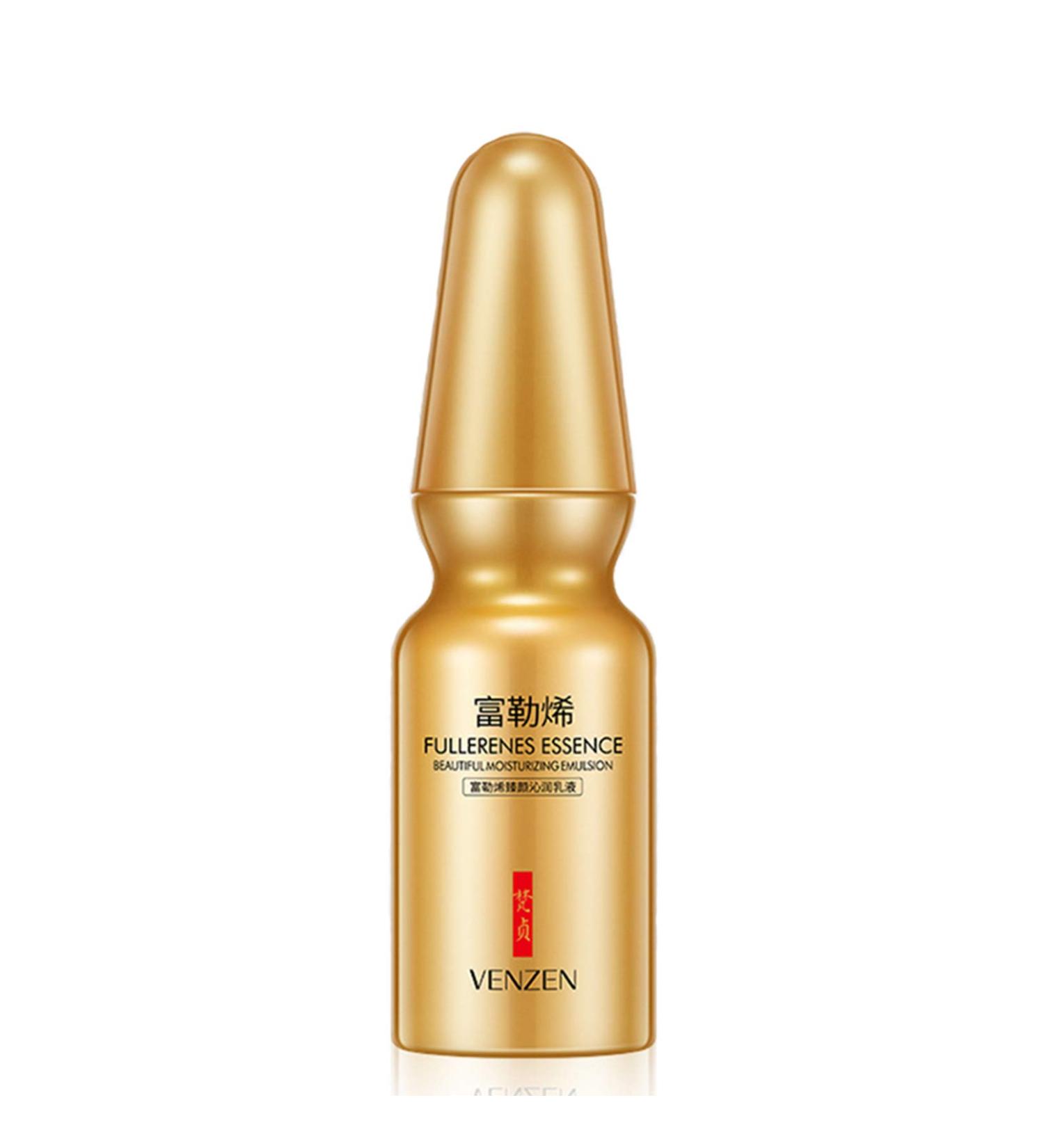 VENZEN Fullerenes Essence Moisturizing Emulsion | Anti-Wrinkle & Hydration Serum | Nourishing Natural Extract for Elastic Skin - Buy Online on GoSupps.com