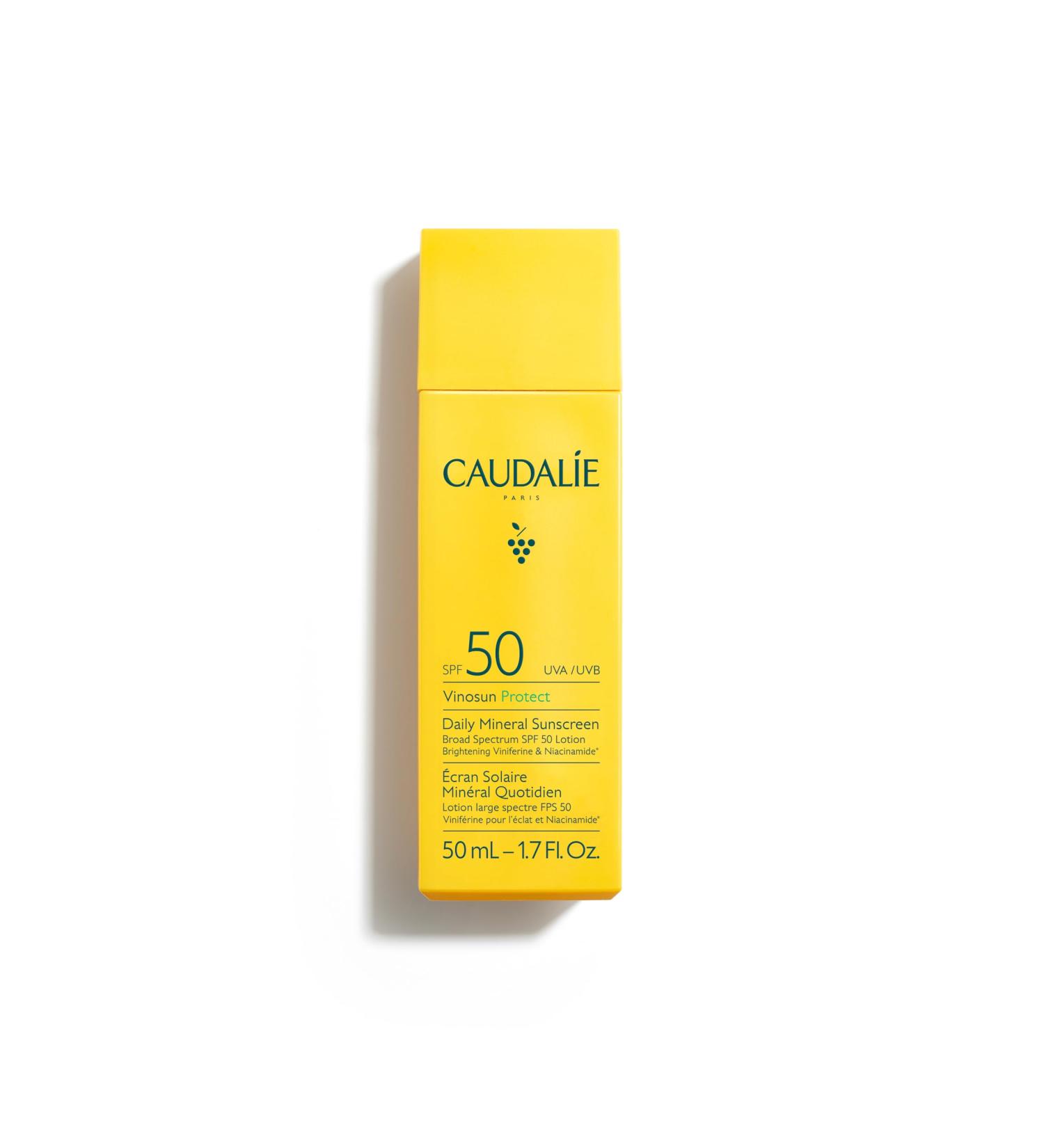 Caudalie Vinosun Daily Mineral Sunscreen SPF50 | International Shipping - Best Sunscreen for Radiant Skin - Buy Online on GoSupps.com