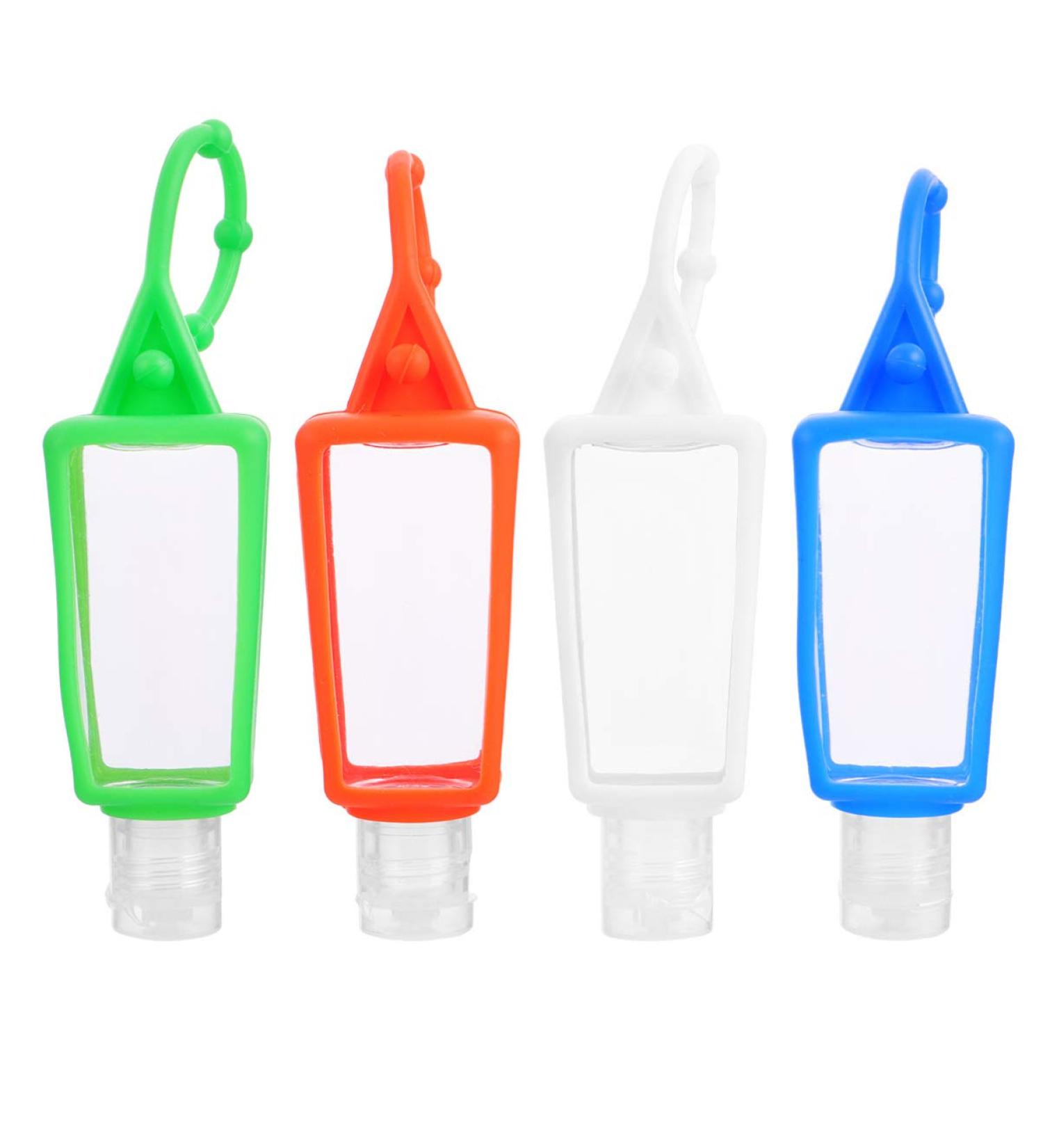 COHEALI 30ML Travel Bottles Set - Portable Containers with Silicone Sleeve and Wrist Keychain - Buy Online on GoSupps.com