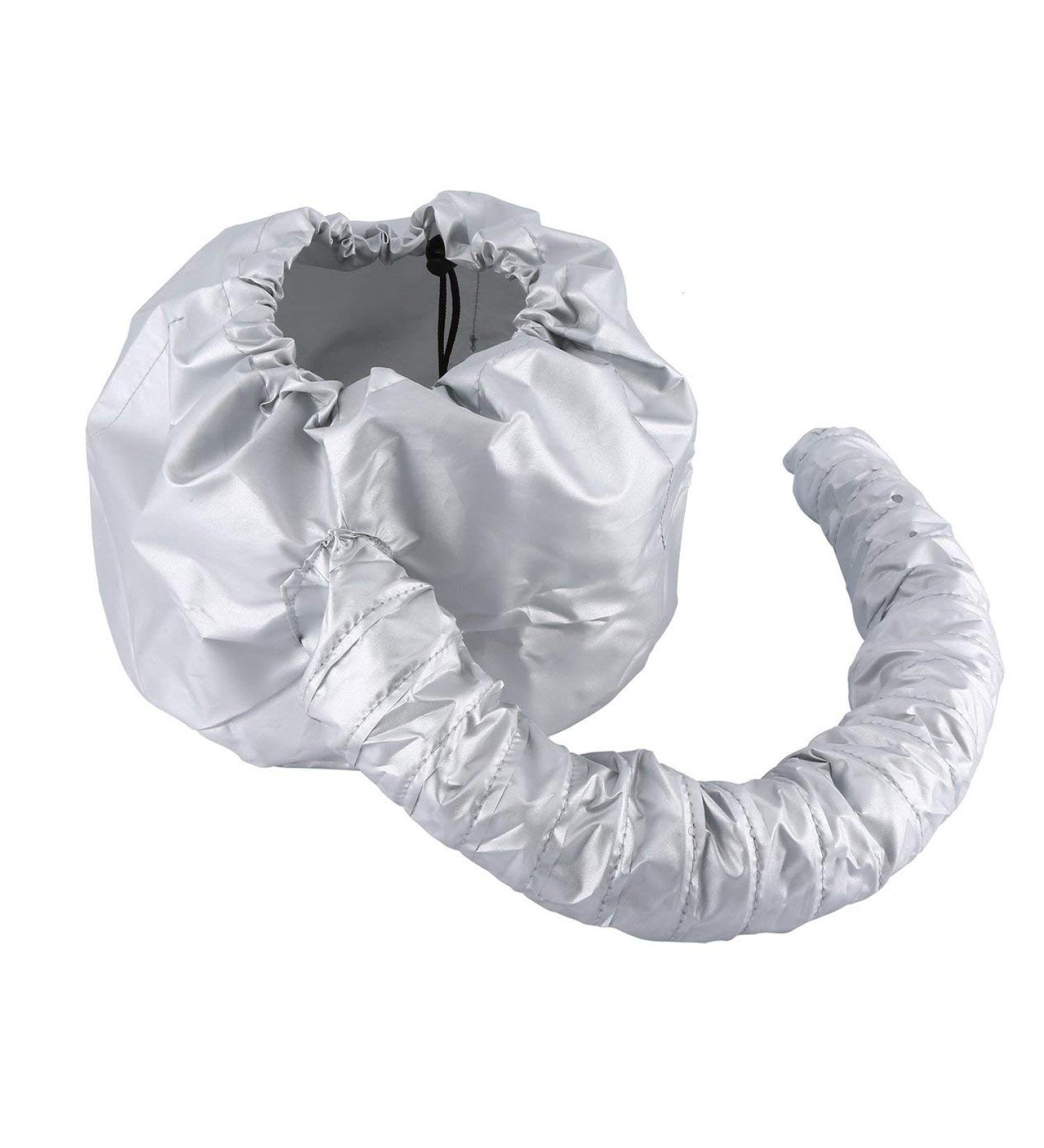 Portable Soft Hair Drying Cap Bonnet Hood Hat - Grey | Adjustable Accessory for Home Hairdressing Salon Supply - Buy Online on GoSupps.com