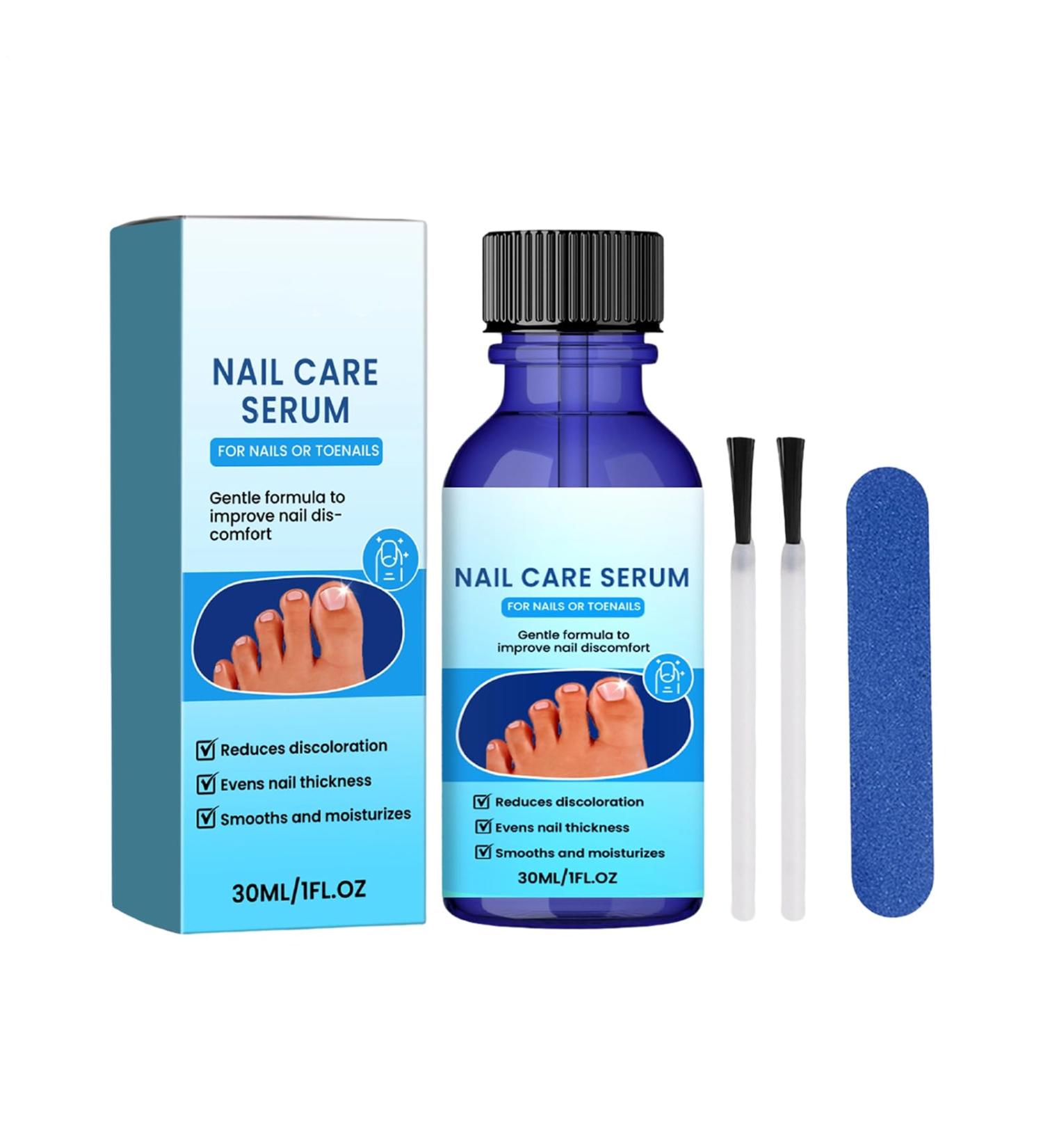 S rum de soin des ongles renforce et nourrit 30 ml traitement contre l s champignons des ongl s d s pieds soin d s ongles contre les champignons r duit la d coloration les cuticules s ch - Buy Online on GoSupps.com