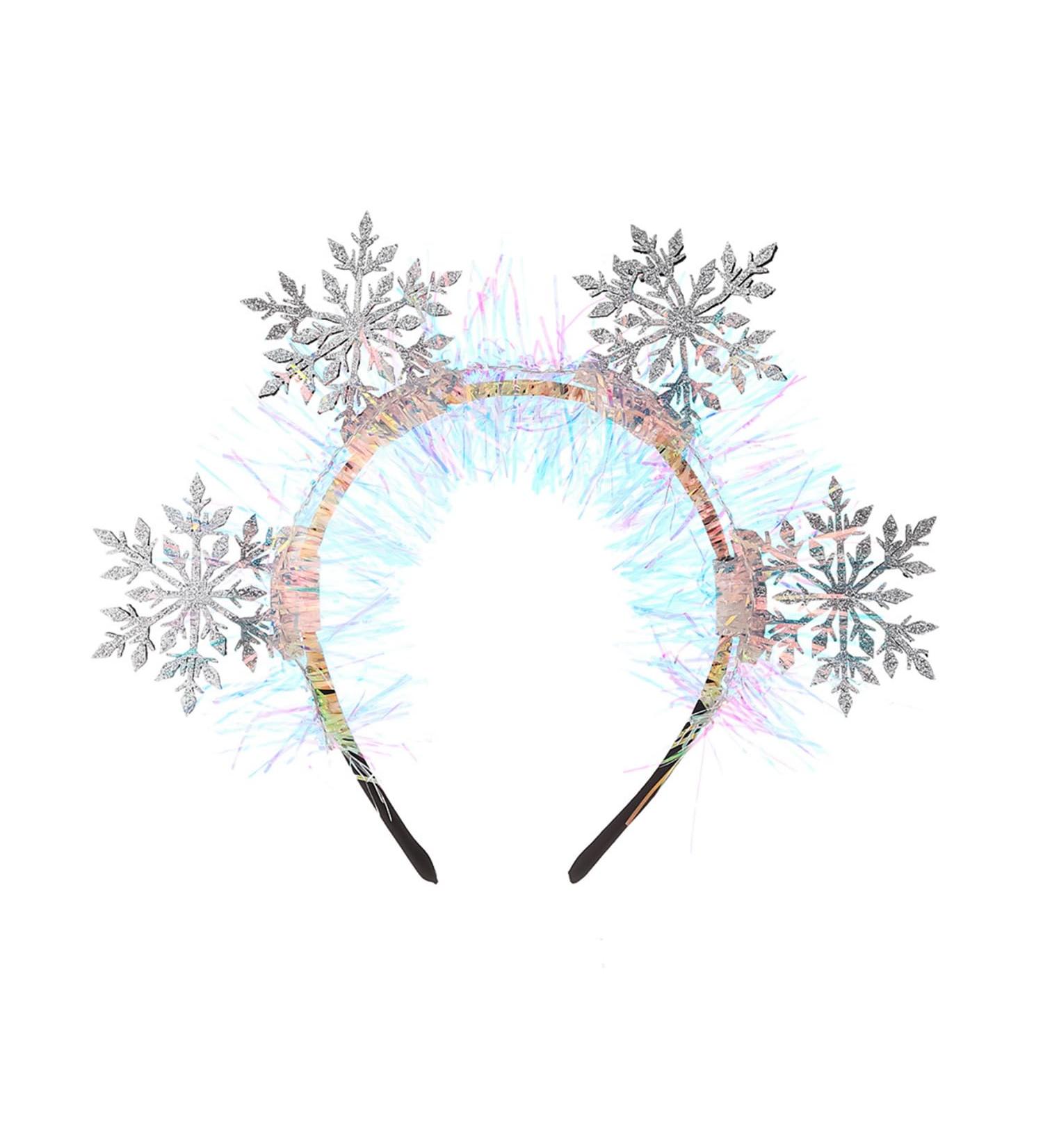 BORFUE Christmas Snowflake Headbands Snowflake Head Boppers Xmas Holiday Favors Gifts for Women Costume - Buy Online on GoSupps.com