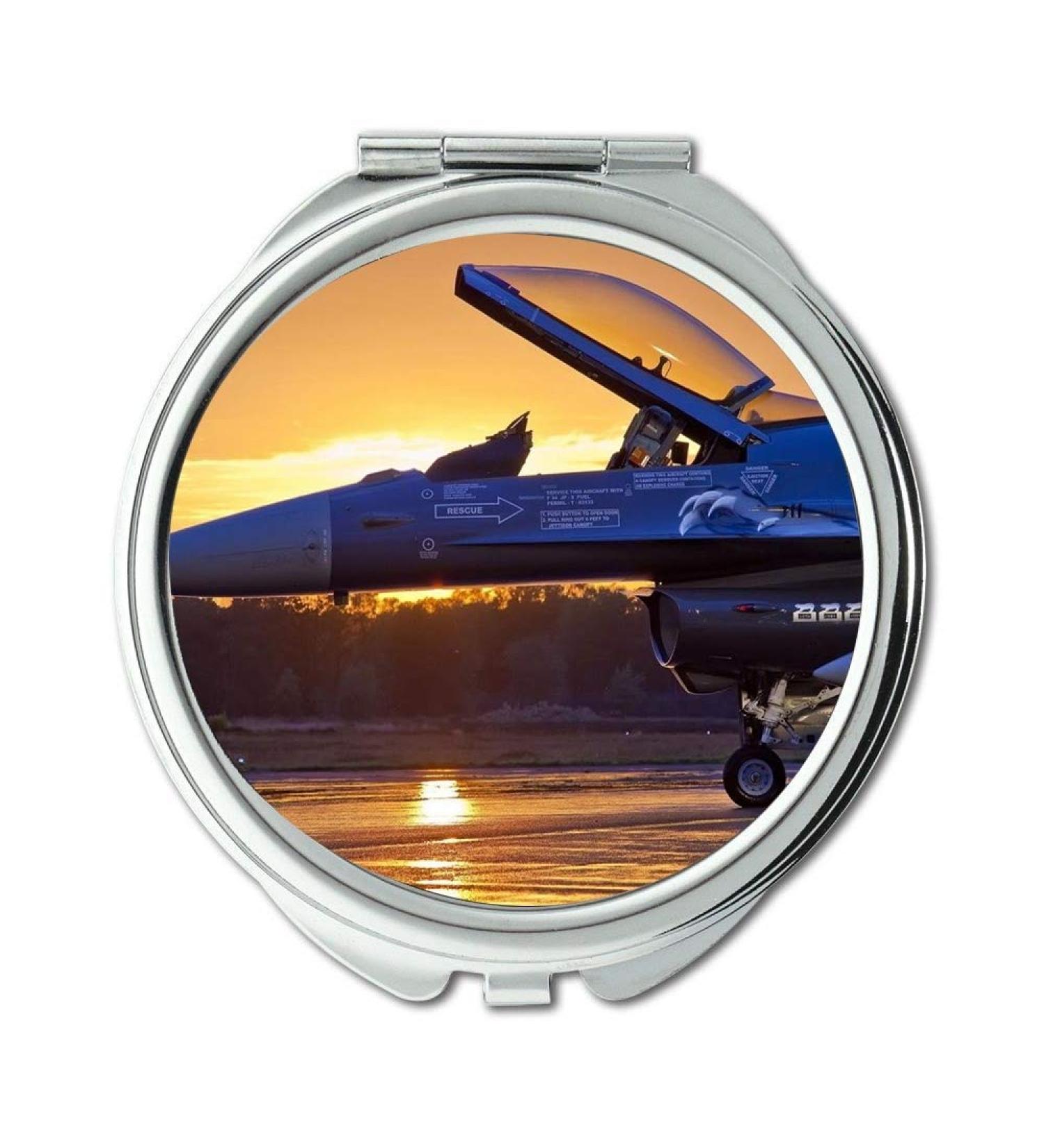 fighter plane Mirror makeup mirror street fighter costume pocket mirror portable mirror - Buy Online on GoSupps.com