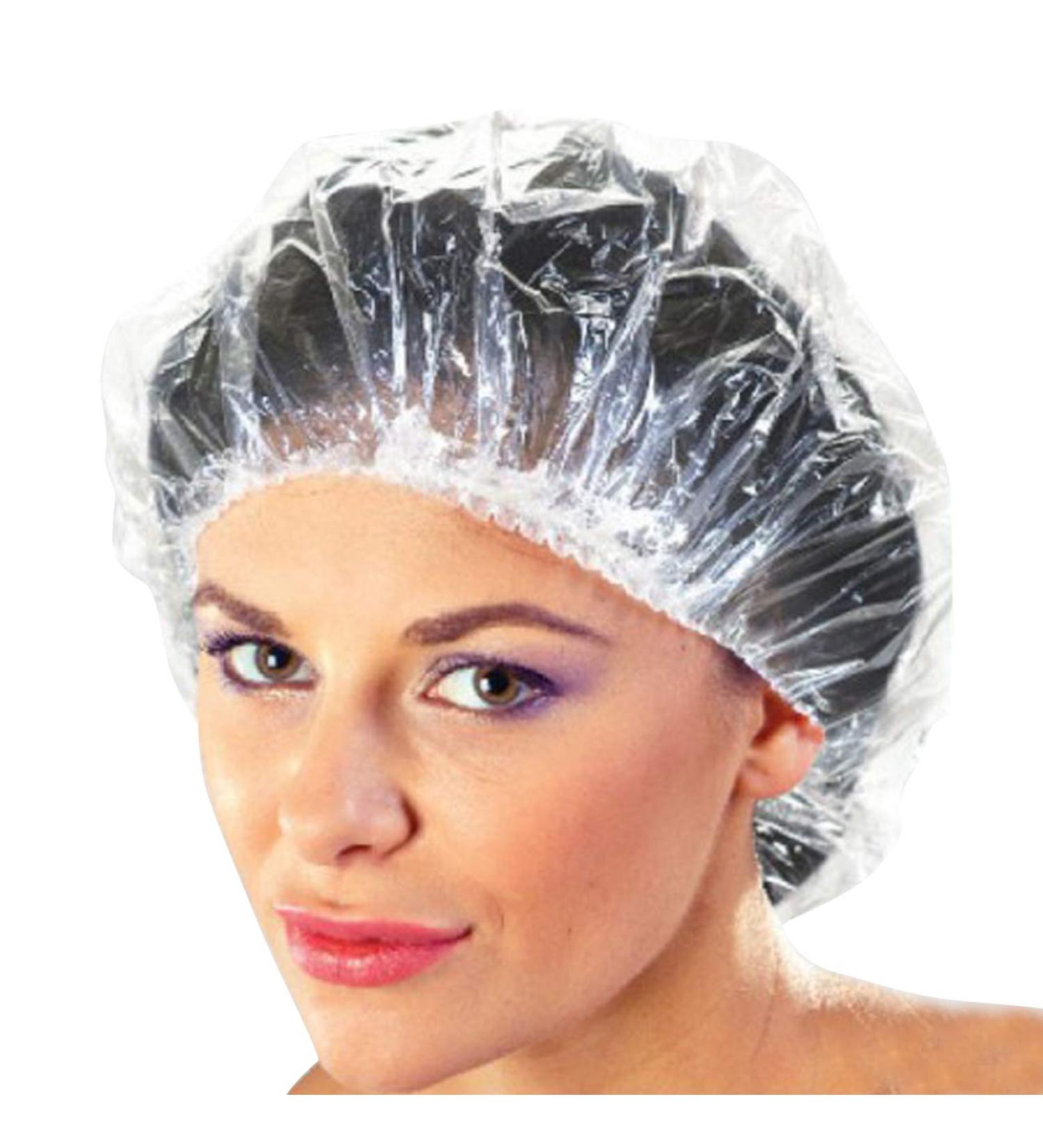 100 Disposable Clear Mob Caps for Beauty Salon and Food Service - Pack of 100 Hair Covers for Hospitals, Laboratories, Manufacturing, and Spray Tanning - Buy Online on GoSupps.com