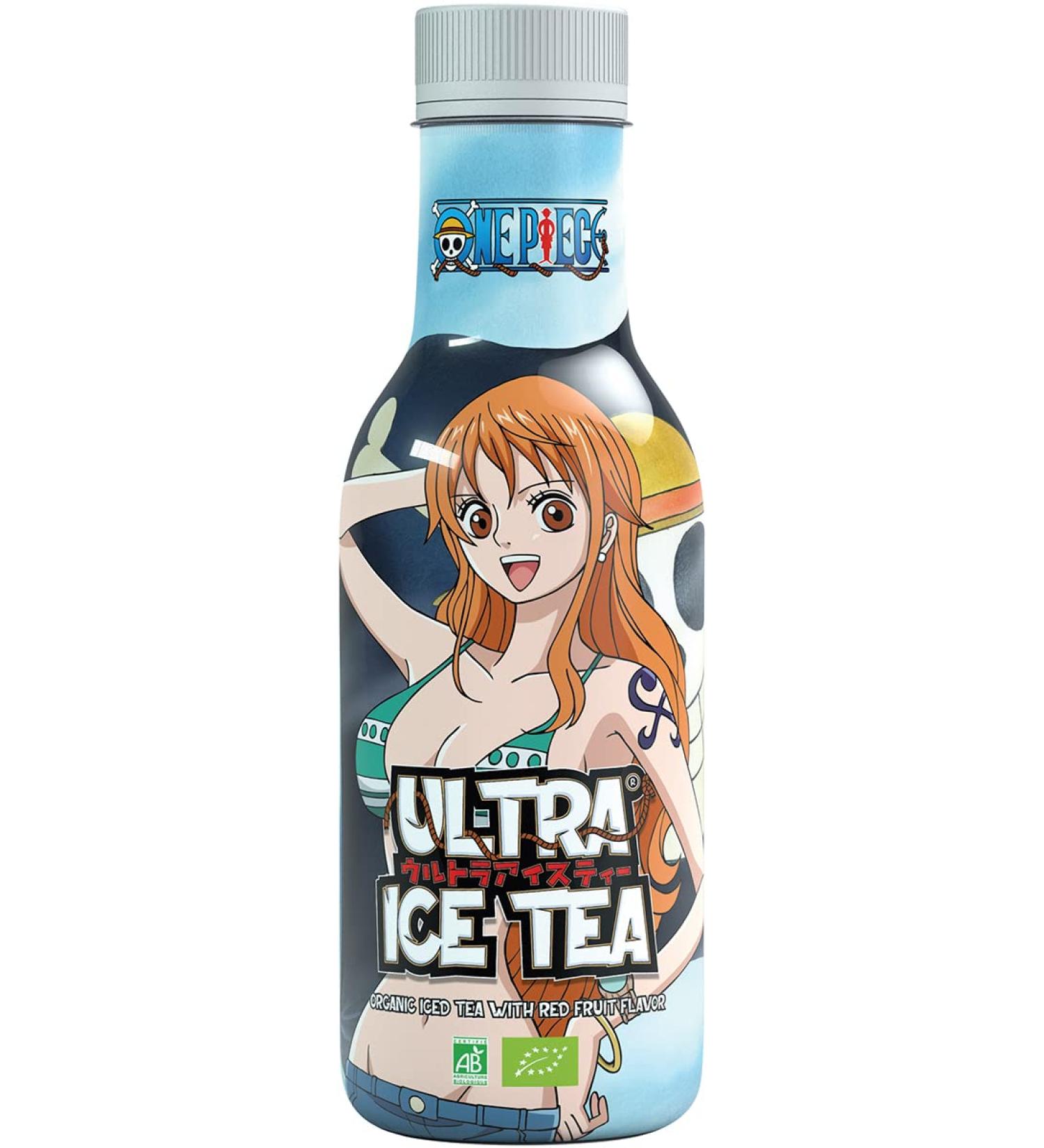 Ultra Ice Tea Bio Iced Tea - Vegan Fruit Tea with Nami - Fruity Hibiscus Flavor - 500 ml - International Shipping - Buy Online on GoSupps.com
