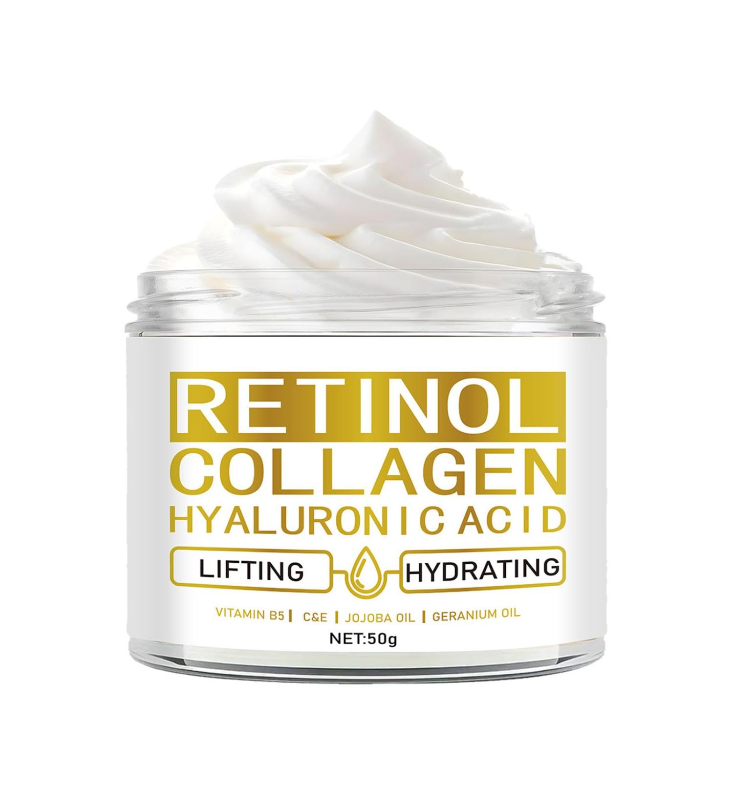 Retinol Cream for Face Anti Aging Face Cream for Women and Men - Lifting & Moisturizing Moisturizer for Face Neck & D collet Reduce Wrinkles and Dullness Collagen Daily Skin Care.50G - Buy Online on GoSupps.com