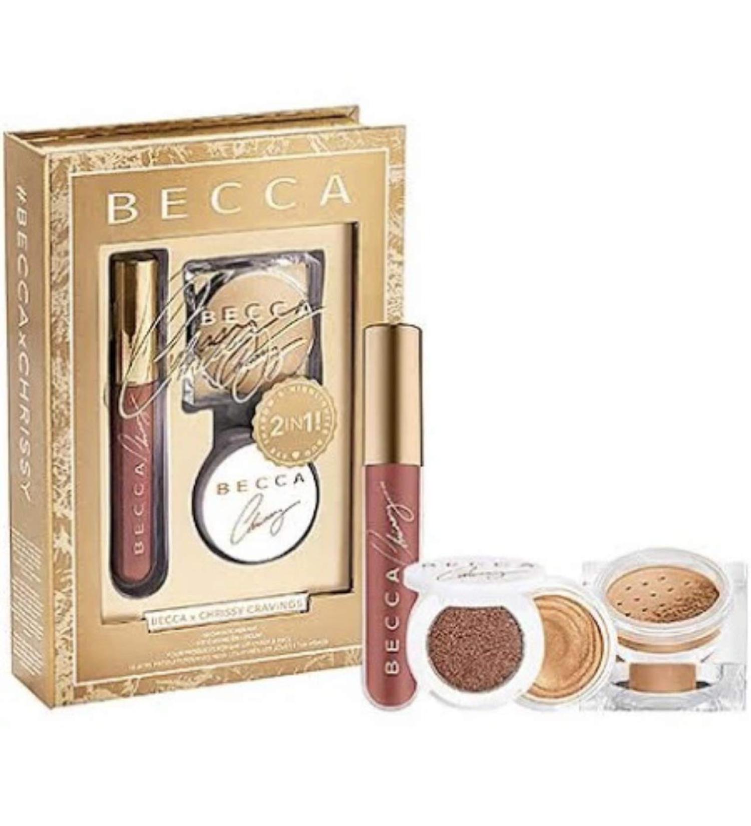 Buy Becca x Chrissy Teigen Cravings Glow Recipe Face Makeup Kit - 4 Pc Set | International Shipping Available - Buy Online on GoSupps.com