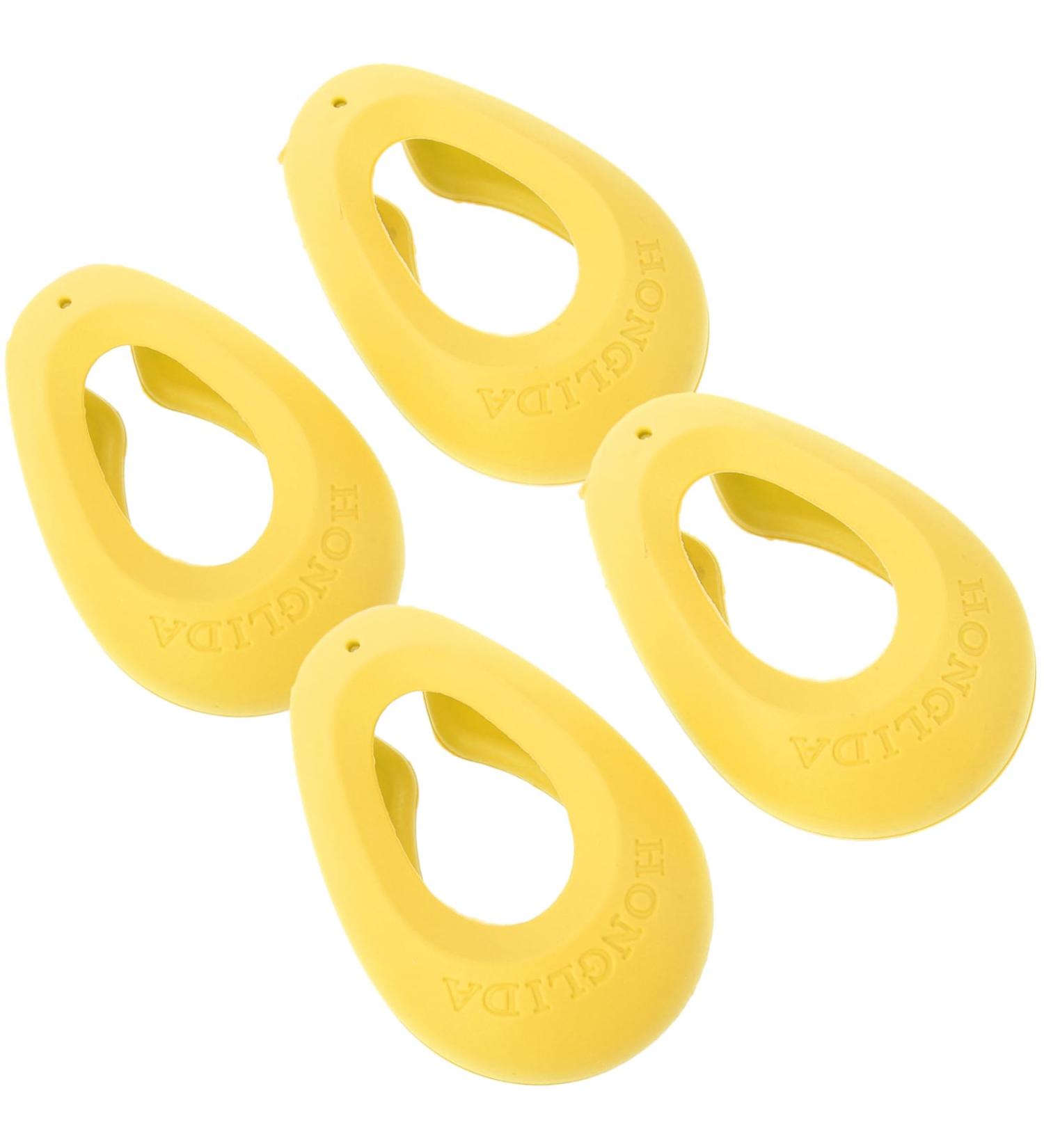 Mobestech Ear Covers 2 Pairs Heat Protection Hair Dyeing Supplies Hair Dyeing Accessories Hair Coloring Products Ear Men and Women Silica Gel Hairdressing Ear Cover Yellow 7.5x5cm - Buy Online on GoSupps.com